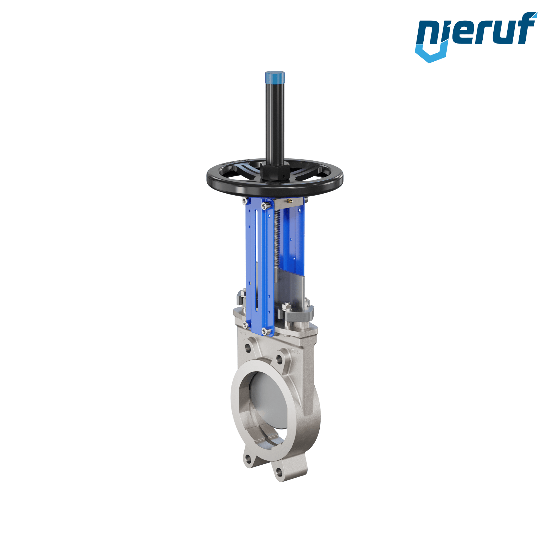 valvola a ghigliottina DN 150 SR03 EPDM manovella / volante