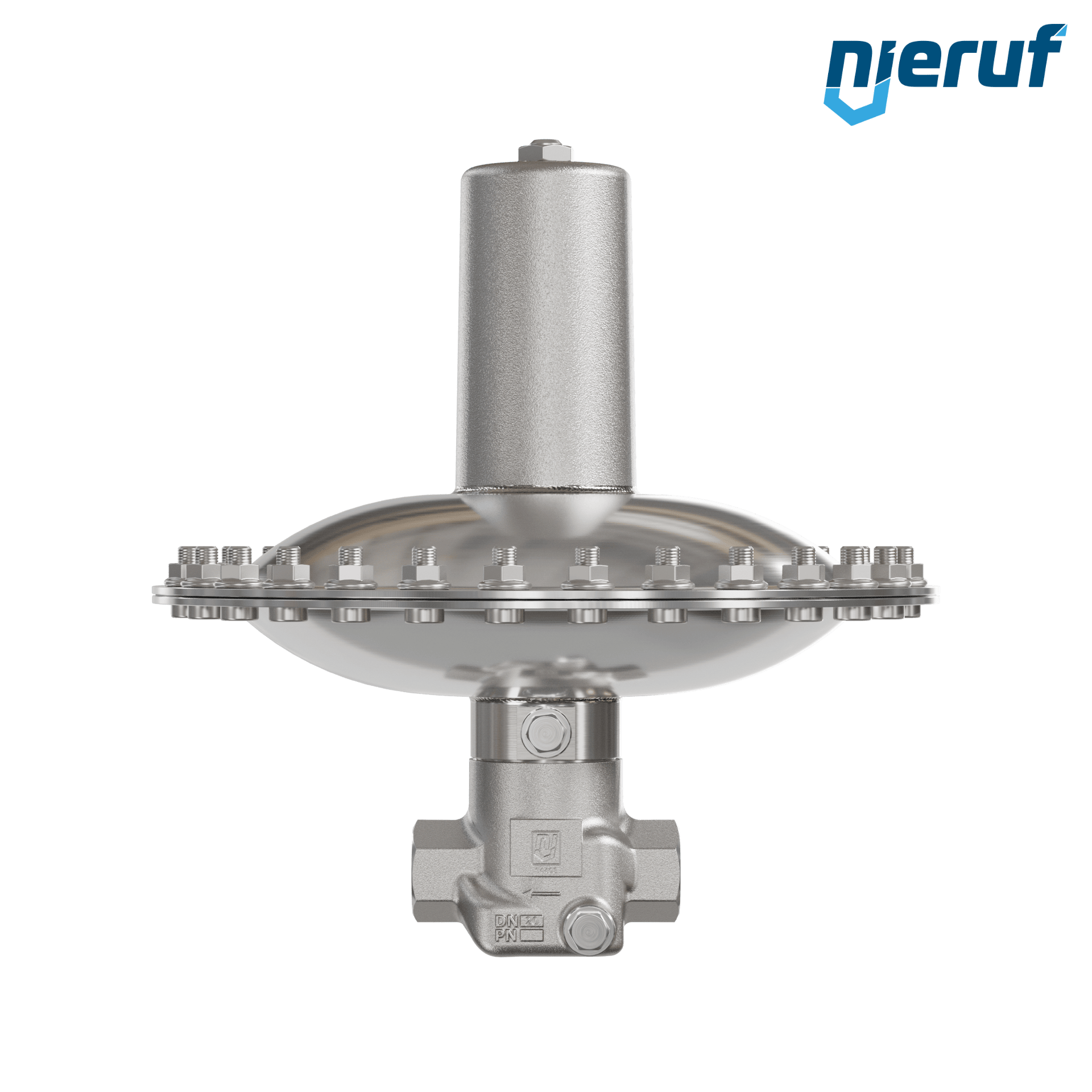 Riduttore di pressione in mbar DN20 DM24 filettatura interna / femmina NPT acciaio inossidabile EPDM 150 - 500 mbar