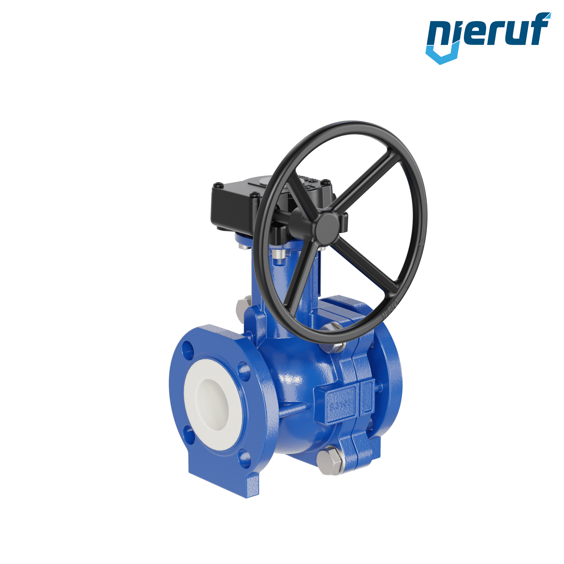 valvola a sfera flangiata PFA FK13 DN50 - 2" pollici ANSI 150 inghisa sferoidale 5.3103 con volantino manuale