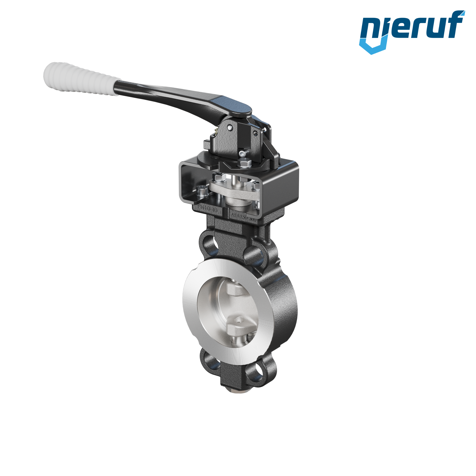 Double offset butterfly-valve AK11 DN 65 PN10-40 ANSI150-300 lever