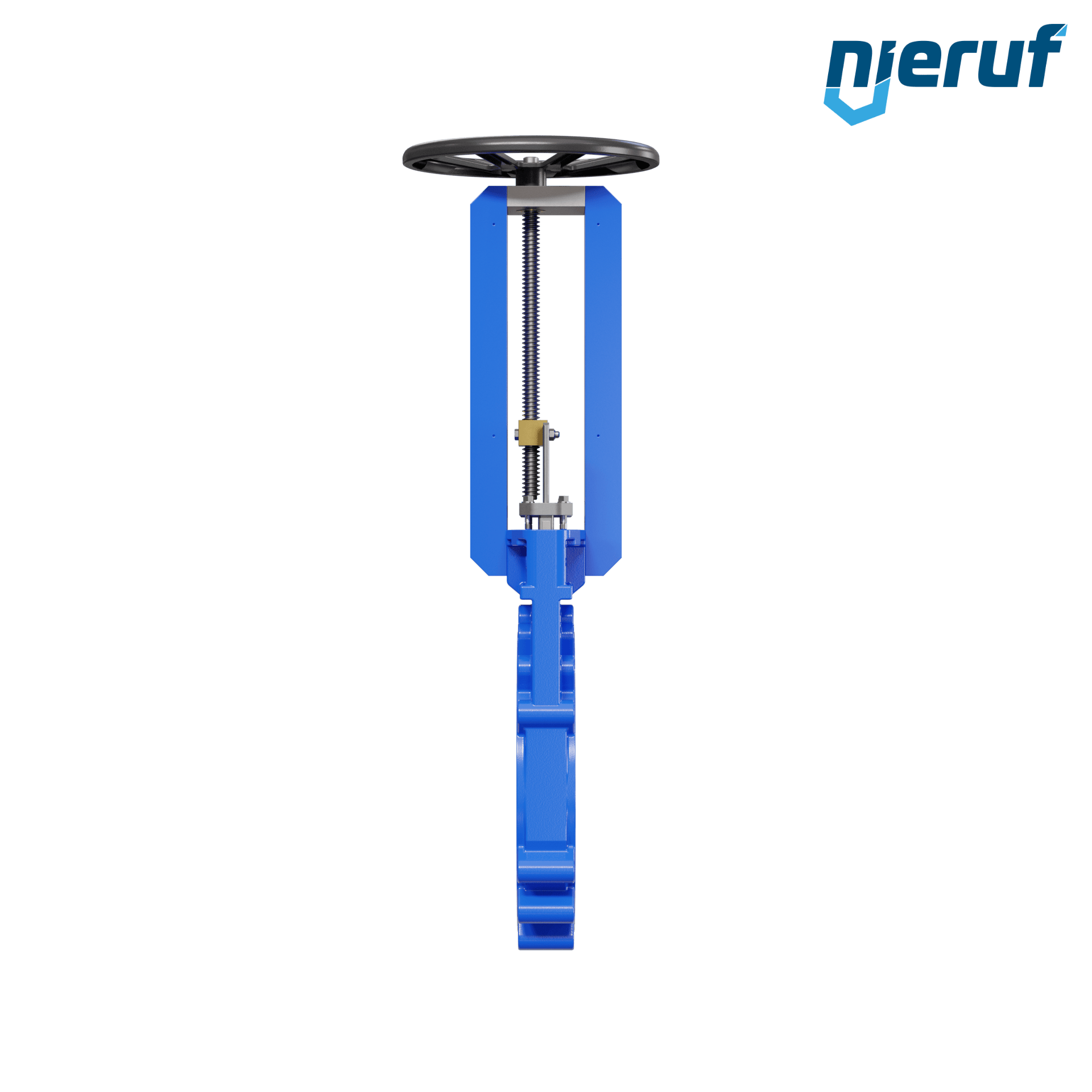 valvola a ghigliottina DN 500 SR01 NBR manovella / volante