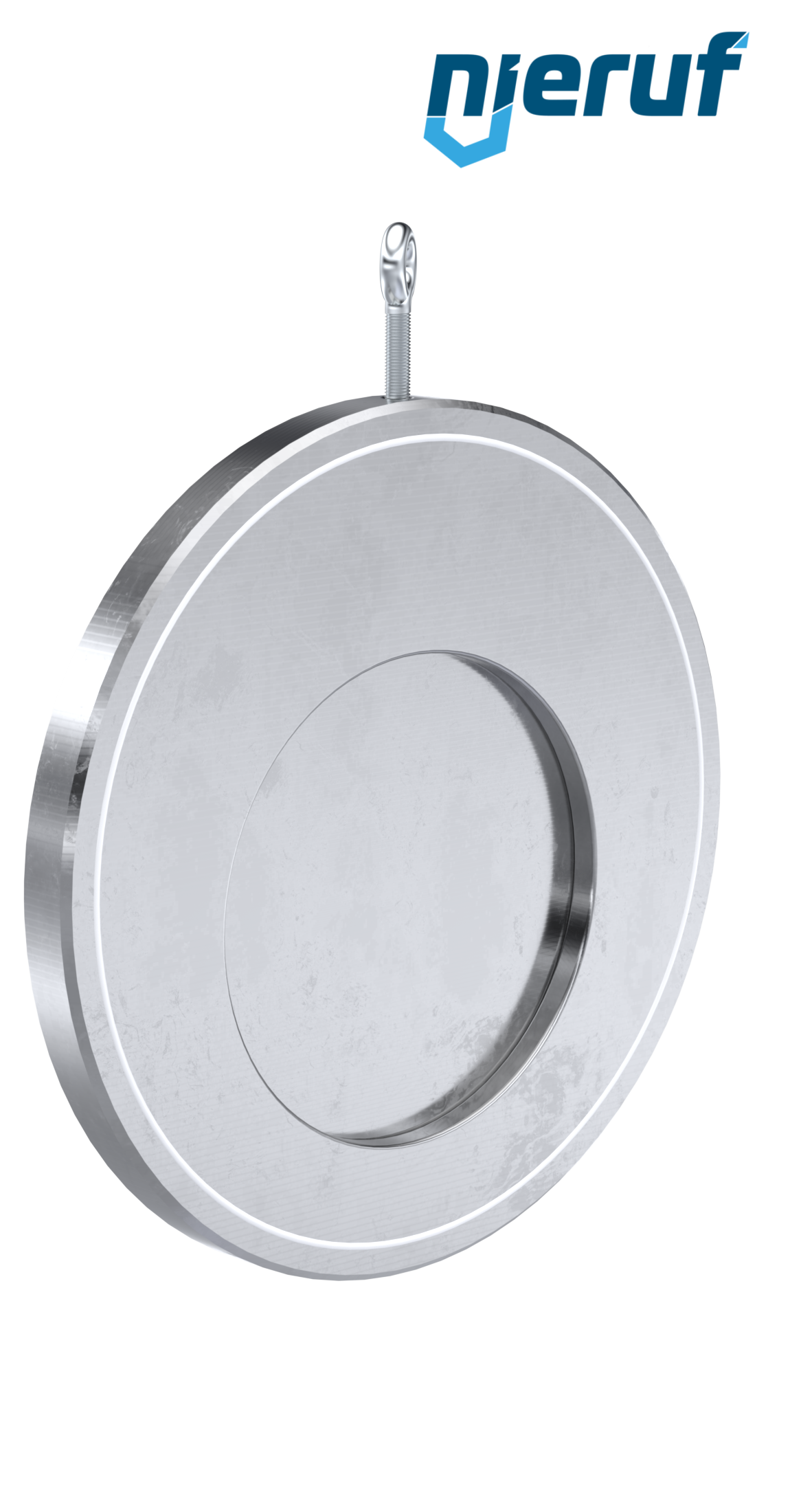 Zwischenflansch-Rückschlagklappe mit Feder DN200 ZR04 ANSI 150 Edelstahl 1.4408 PTFE