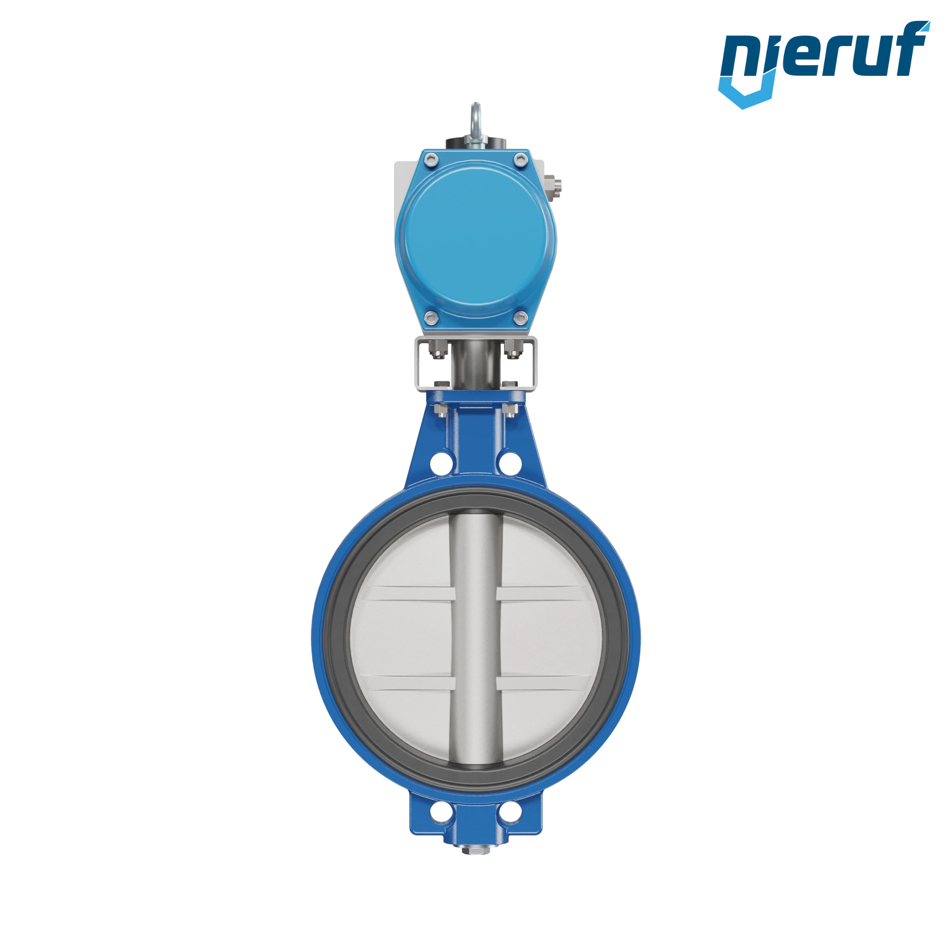 Butterfly valve DN 350 AK01 FPM pneumatic actuator double acting