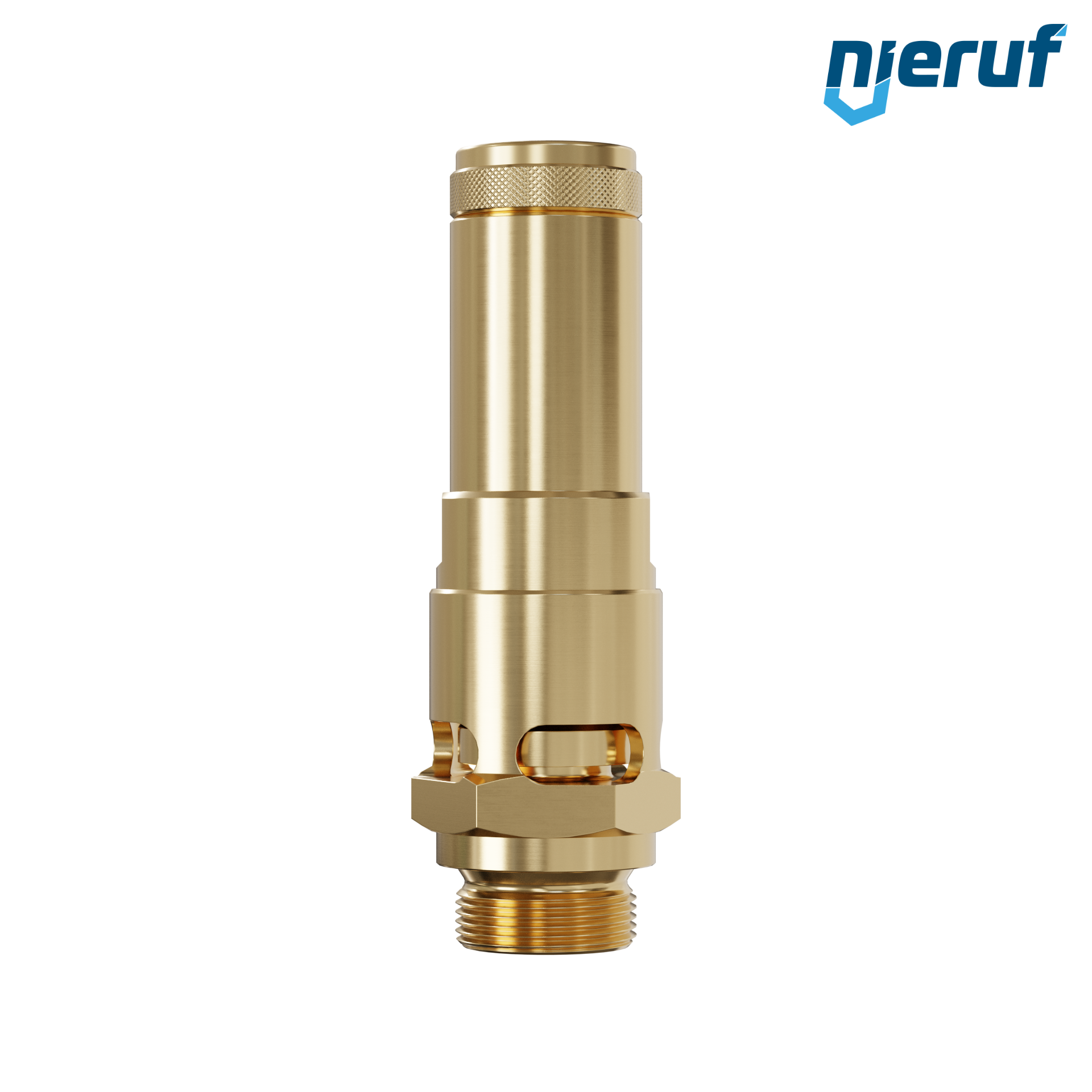 valvola di sicurezza 3/4" M SV01 per aria compressa PTFE ottone taratura pressione 0,2 - 25,0 bar