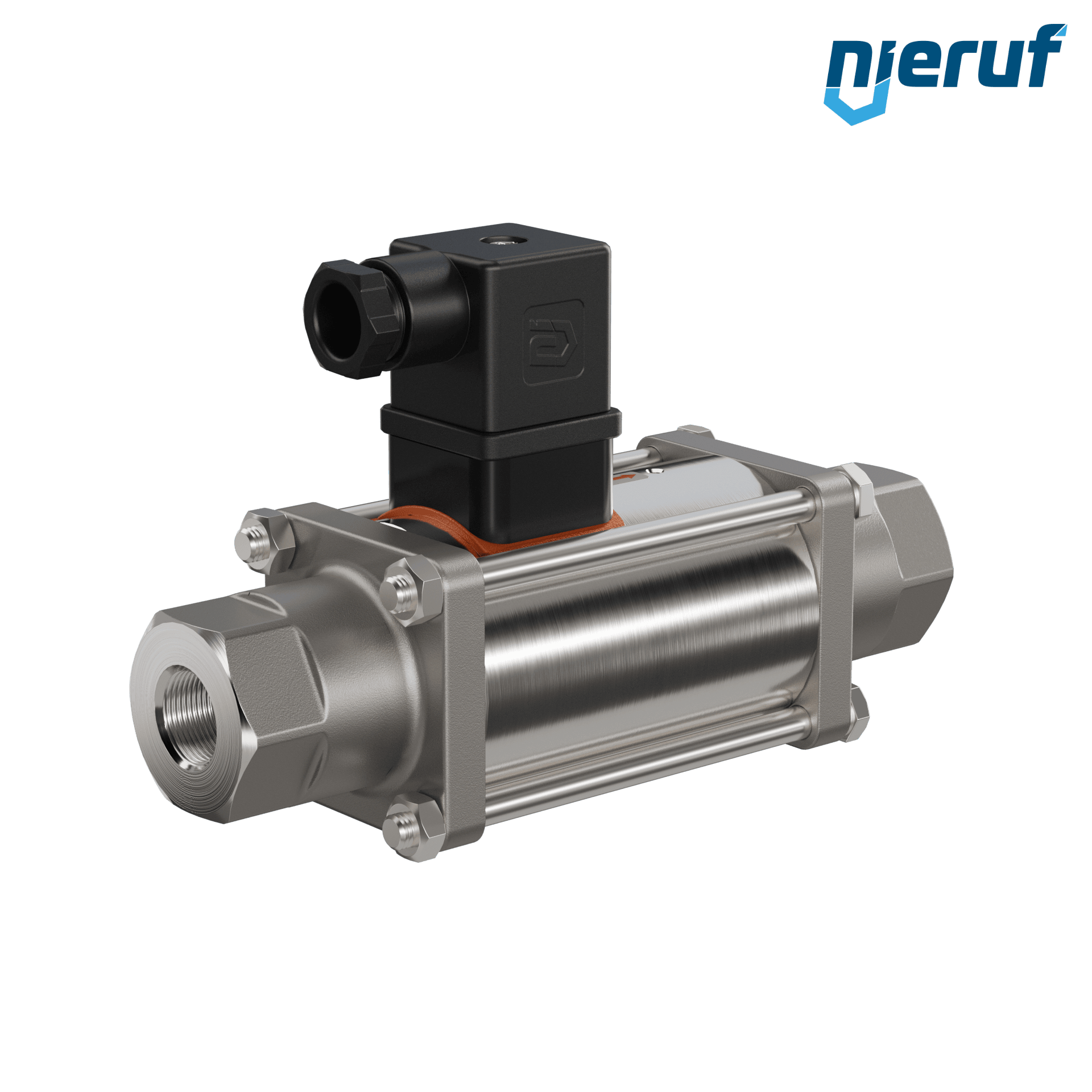 valvola coassiale 3/8" pollici filettatura interna - DN10 acciaio inossidabile 24V DC NO - per applicazione con acqua