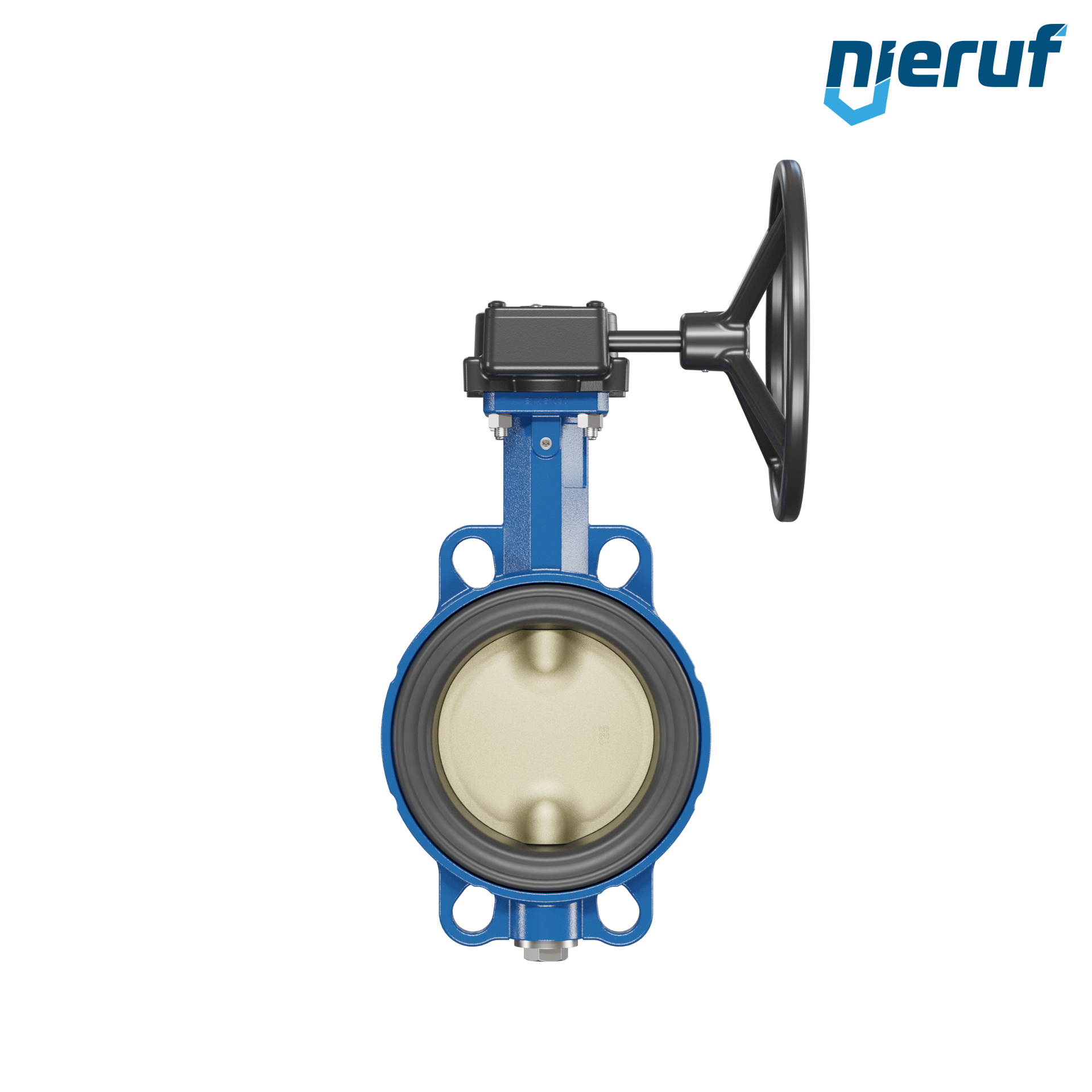 valvola a farfalla per l'acqua di mare DN 125 PN6-PN10-PN16 & ANSI150 AK15 volantino