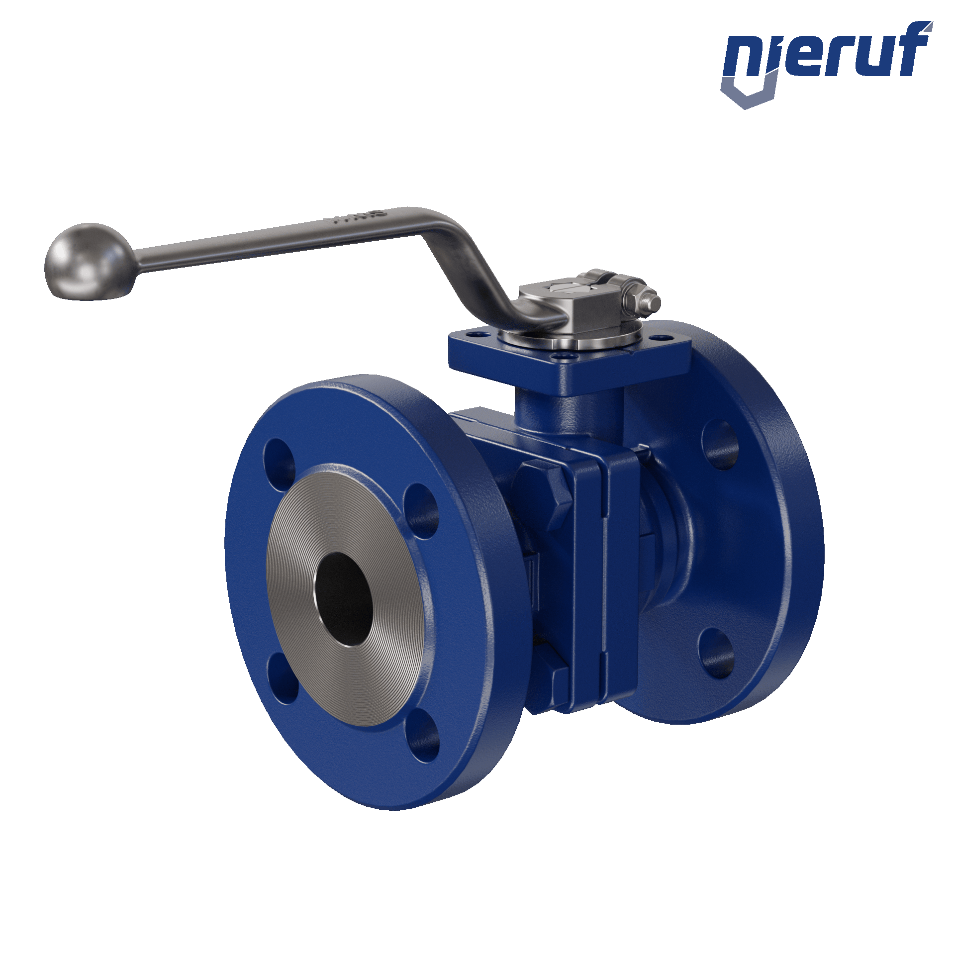 valvola a sfera flangiata per alte temperature FK12 DN25 PN40 in acciaio fuso 1.0619 fino a +25