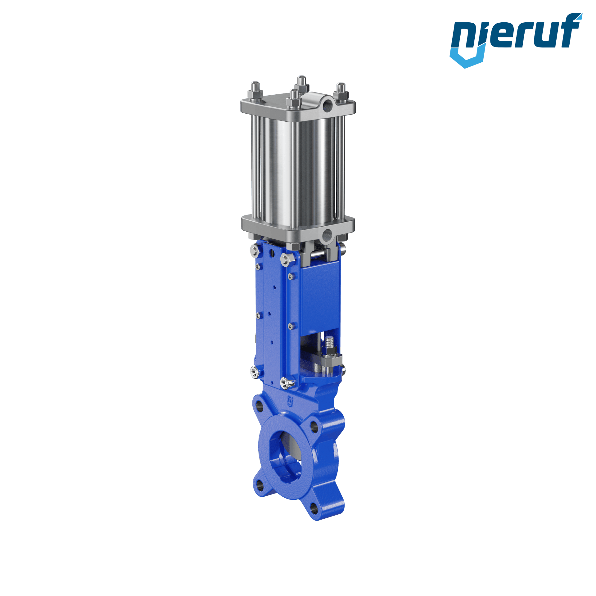 valvola a ghigliottina DN 65 SR02 NBR attuatore pneumatico a doppio effetto