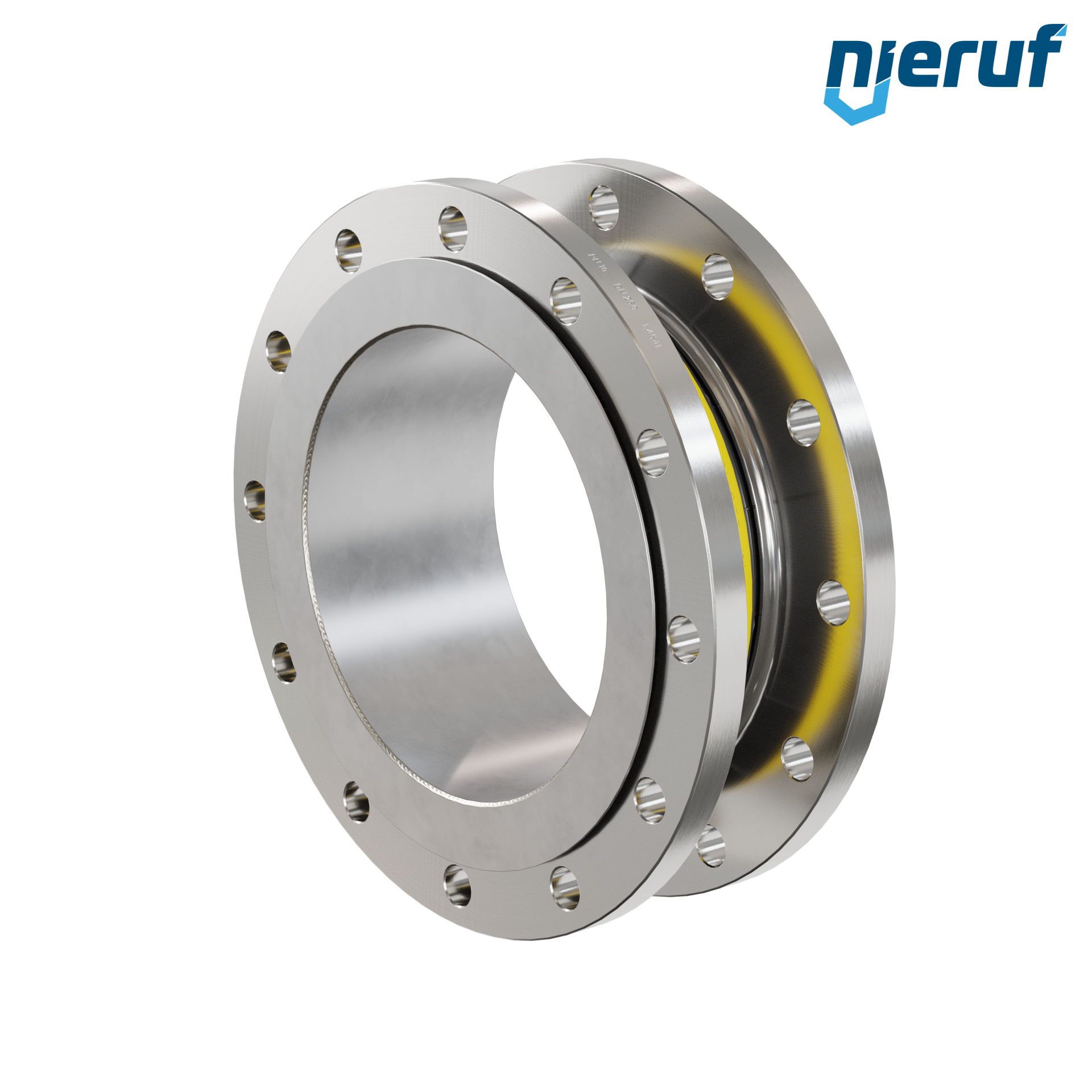 Compensatore piastra di rinforzo DN250 versione KP04 flange in acciaio inox NBR
