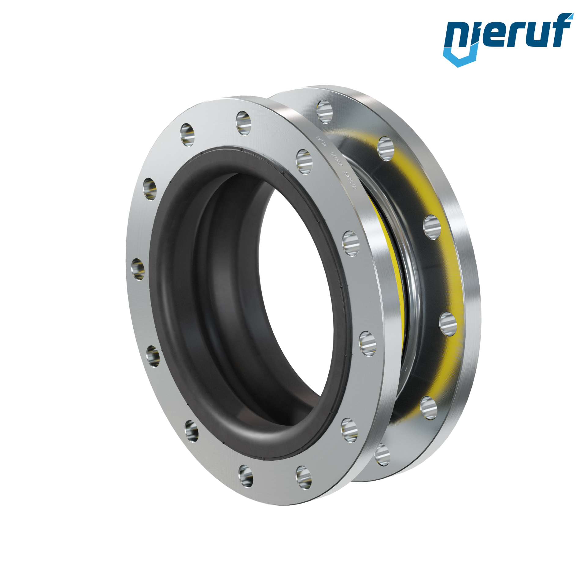Compensatore DN250 tipo KP04 flange acciaio, manicotto NBR
