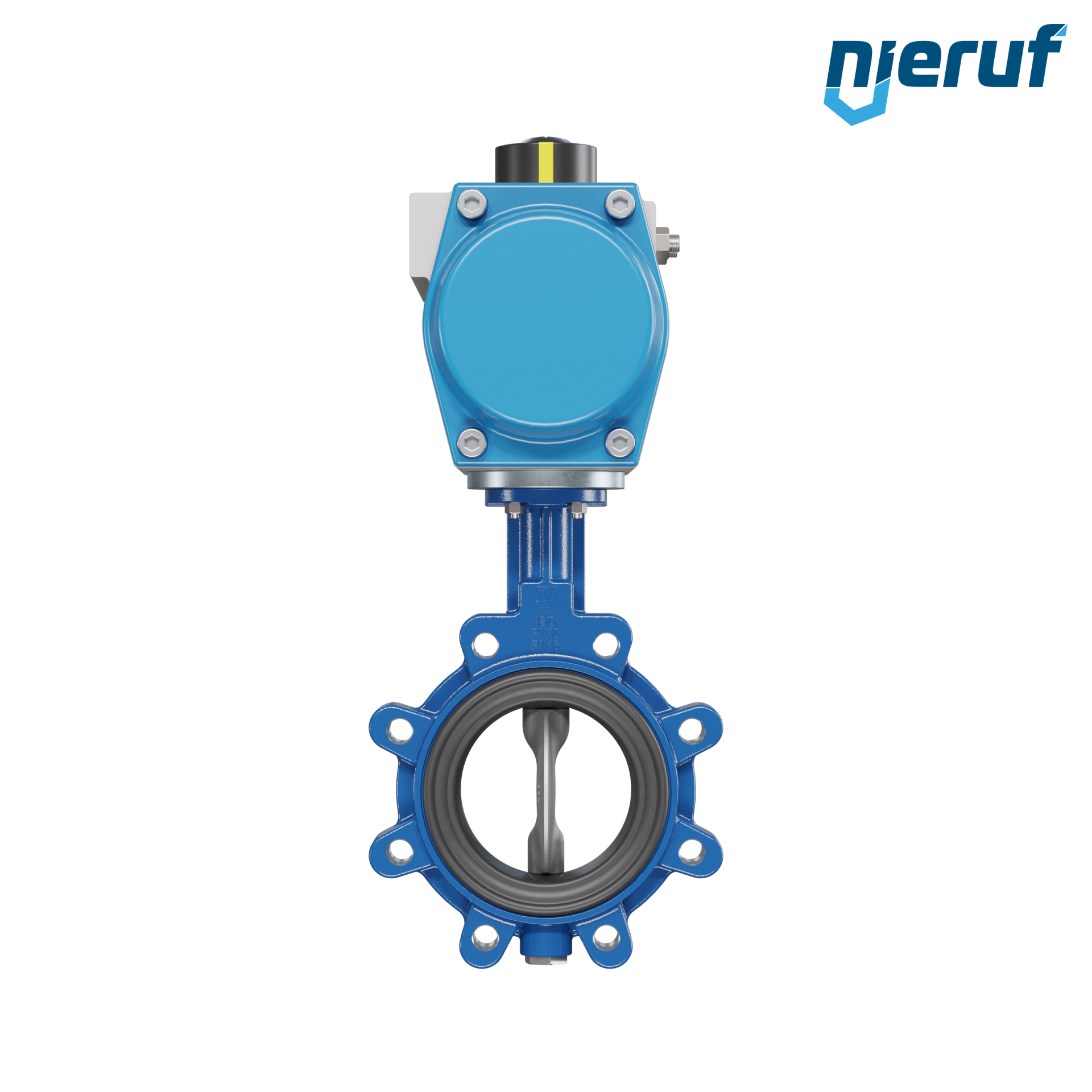 Butterfly valve DN 100 AK02 EPDM DVGW drinking water, WRAS, ACS, W270 pneumatic actuator single acting normally open