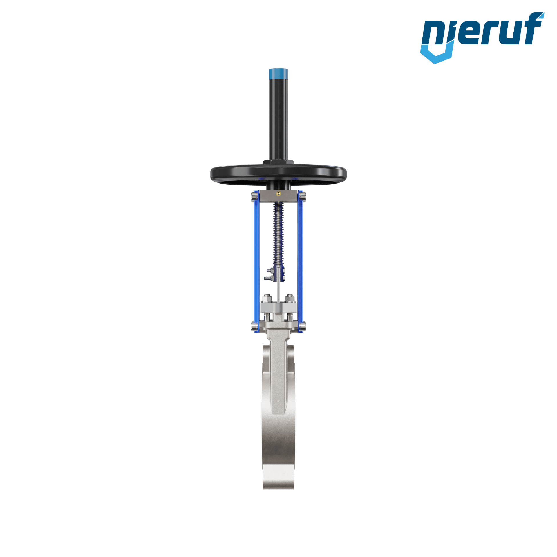 valvola a ghigliottina DN 150 SR03 EPDM manovella / volante