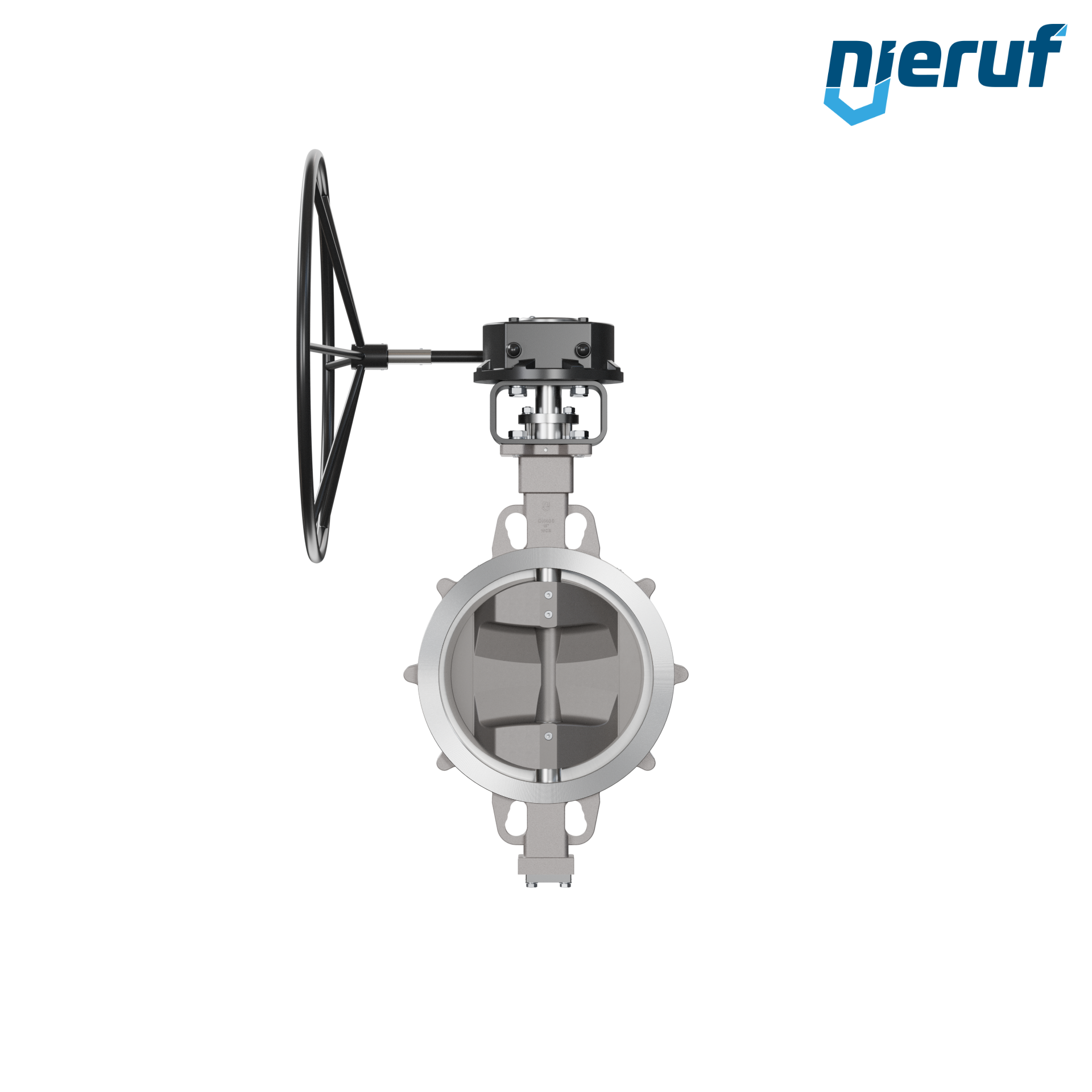 valvola a farfalla triplo eccentrico acciaio inox AK13 DN 400 PN10-40 ANSI150 volantino