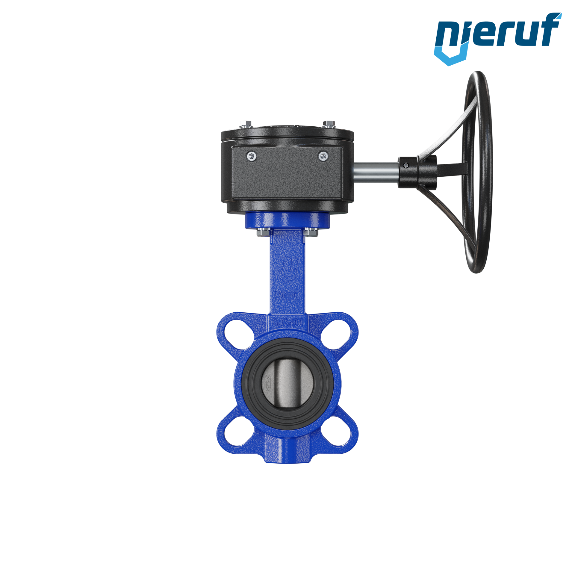 valvola a farfalla DN 40 PN16 AK05 NBR volantino