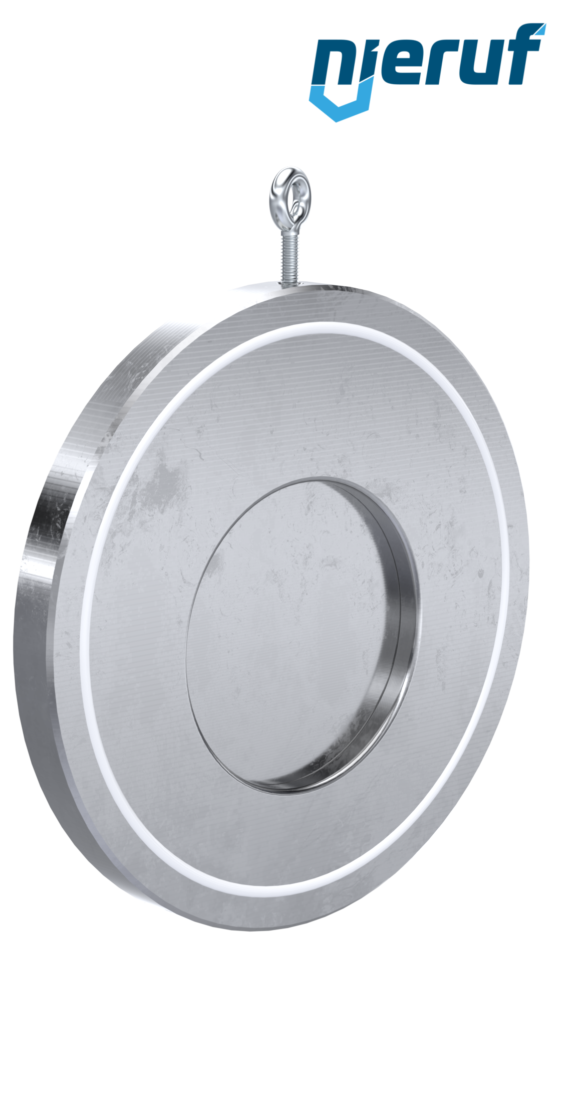 Zwischenflansch-Rückschlagklappe DN125 ZR01 ANSI 150 Stahl 1.0460, verzinkt PTFE