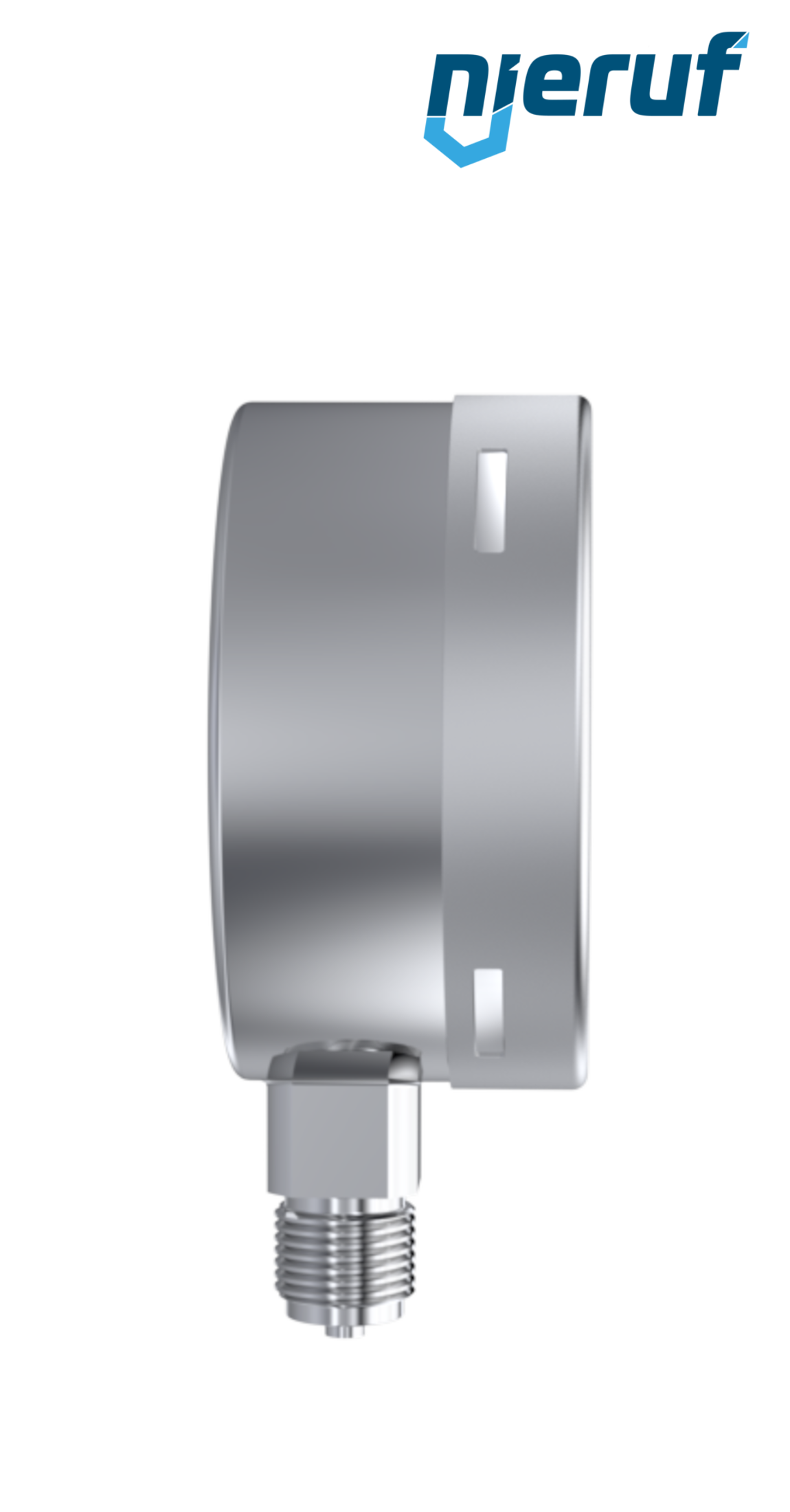Manometer G 1/2" radial 100 mm Edelstahl MM07 0 - 10,0 bar mit Glyzerinfüllung