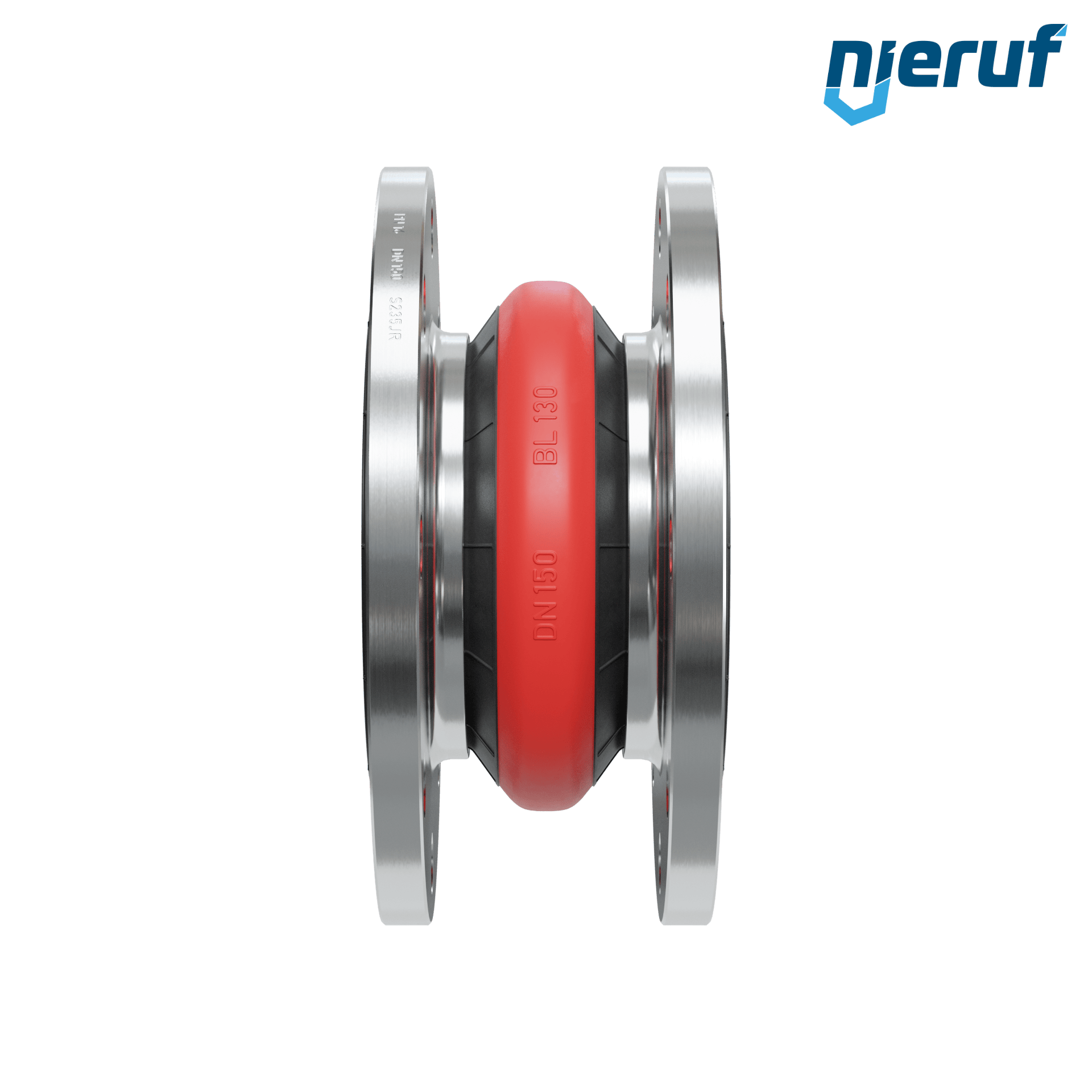 Compensatore o-ring di supporto per il vuoto DN150 versione KP04 flange in acciaio EPDM