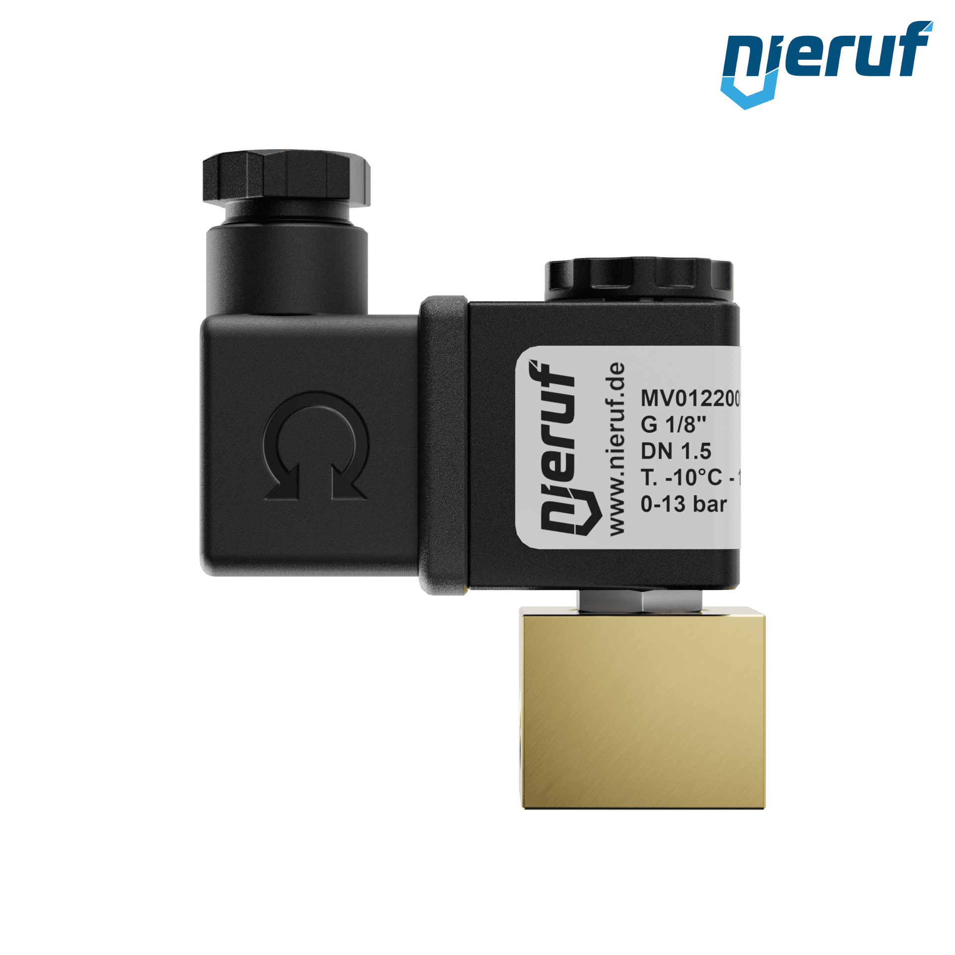 elettrovalvola DN 1,5 ottone MV01 FKM 24V DC