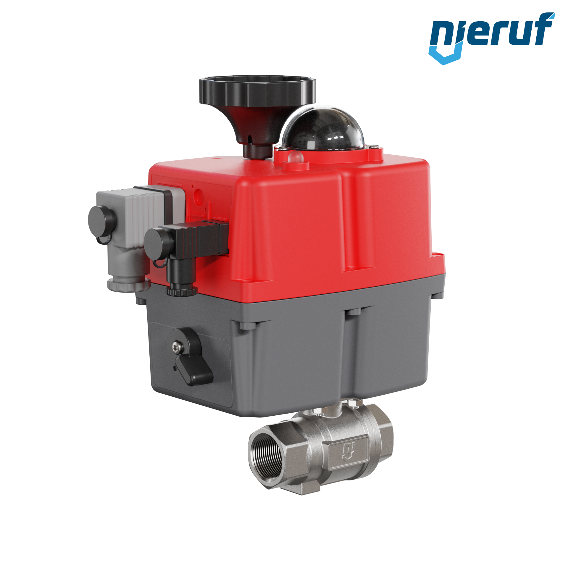 valvola a sfera con attuatore elettrico DN20 - 3/4" pollici acciaio inossidabile 24V - 240V EK02 DVGW-W