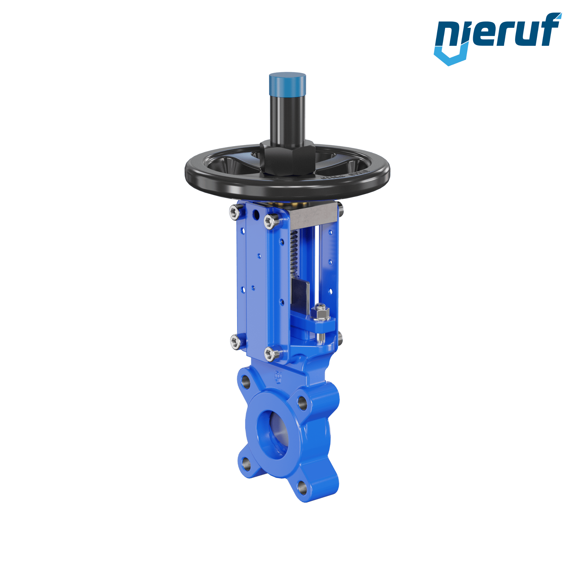 valvola a ghigliottina DN 50 SR02 NBR manovella / volante