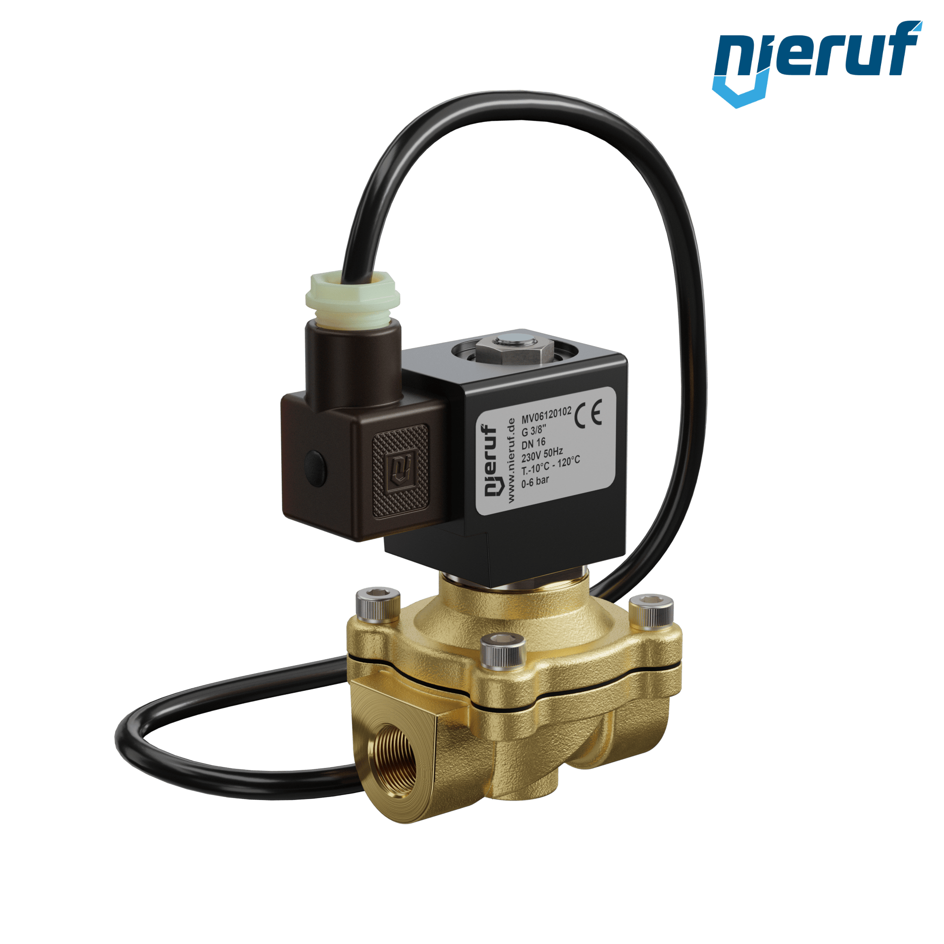 ATEX-Solenoid valve DN16 G 3/8" Inch FKM brass