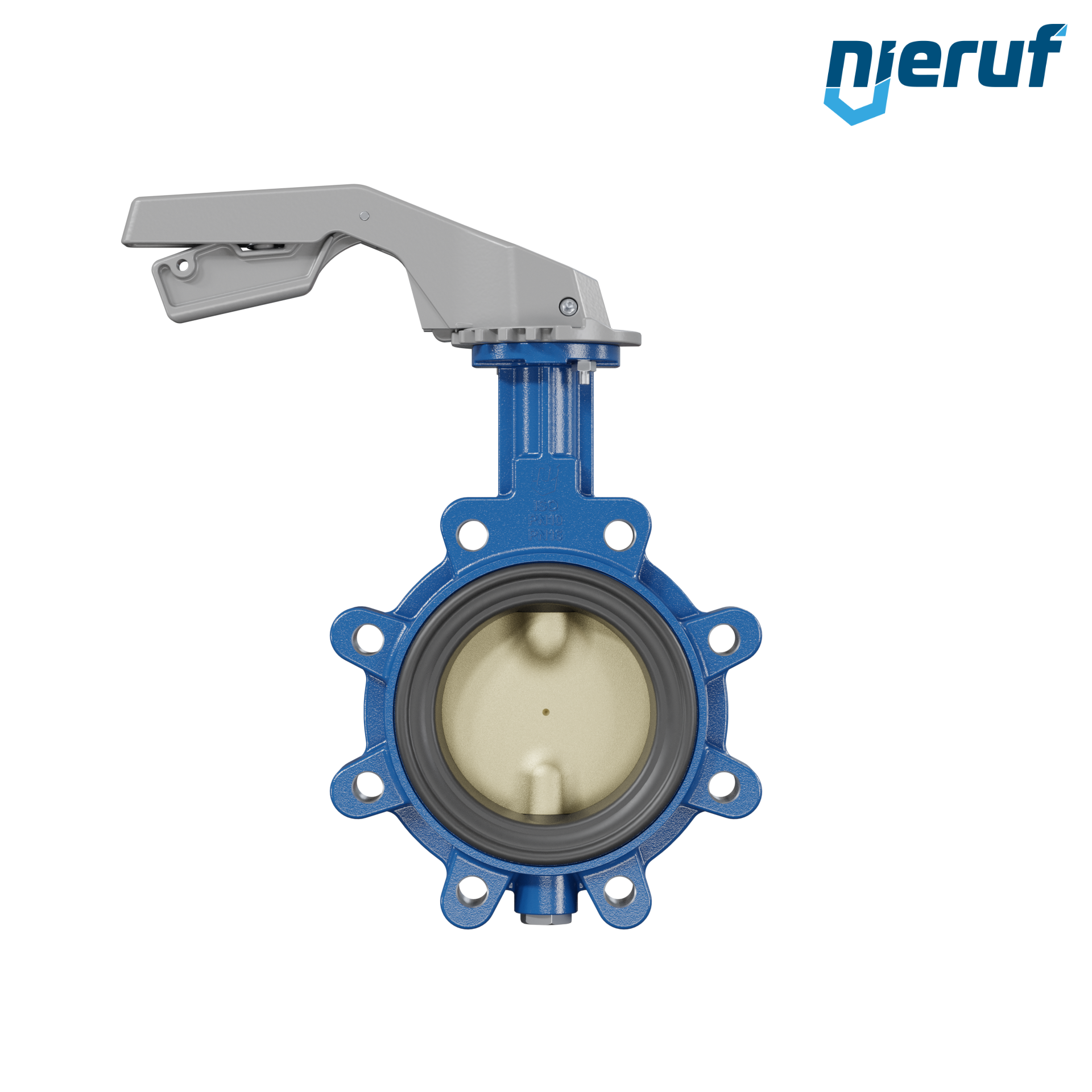 valvola a farfalla per l'acqua di mare DN 100 PN10-PN16 AK16 leva a mano