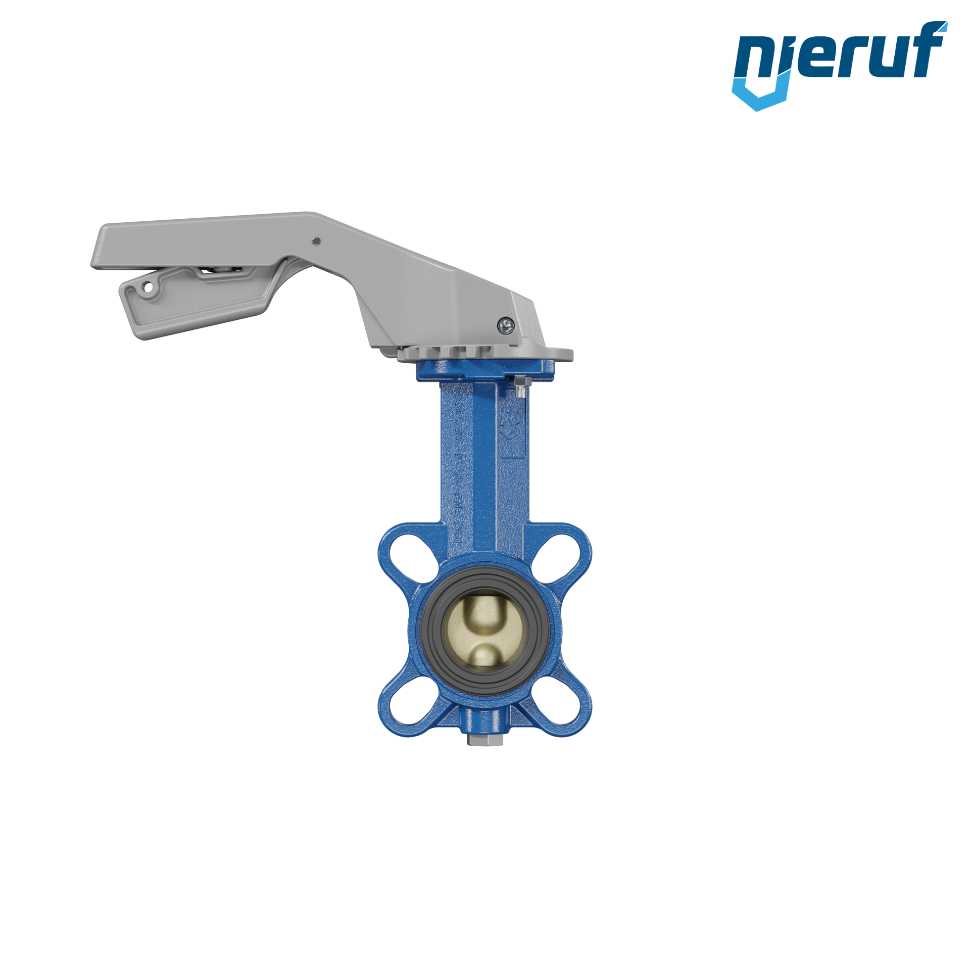 valvola a farfalla per l'acqua di mare DN 32 PN6-PN10-PN16 & ANSI150 AK15 leva a mano