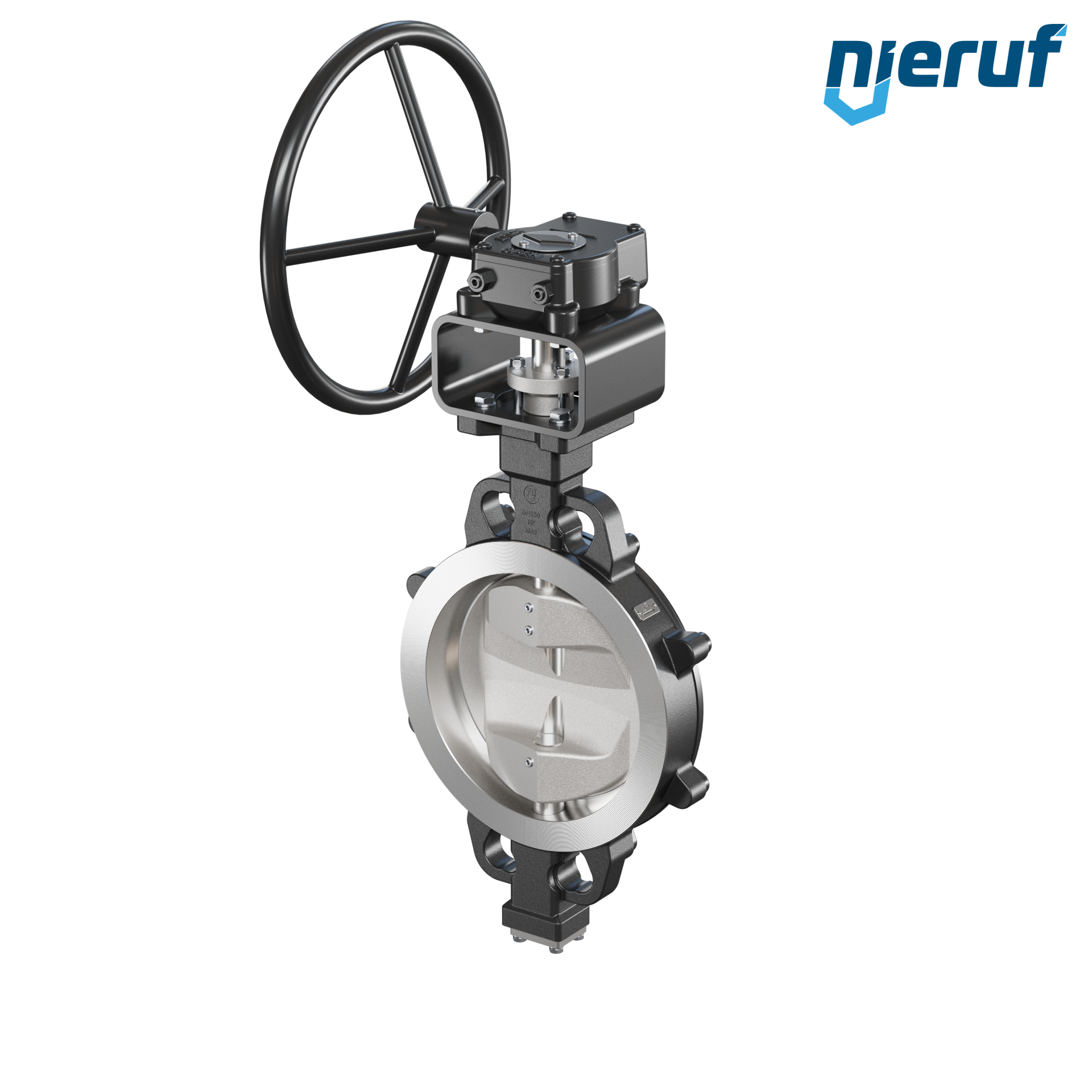Double offset butterfly-valve AK11 DN 250 PN10-40 ANSI150-300 worm gear