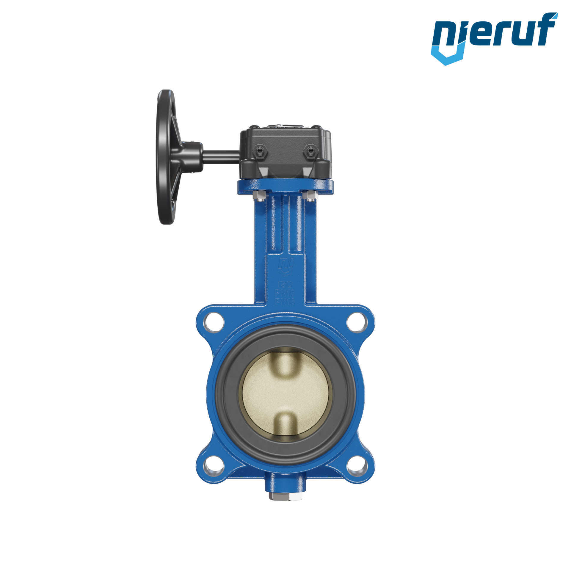 valvola a farfalla per l'acqua di mare DN 65 PN10-PN16 AK16 volantino