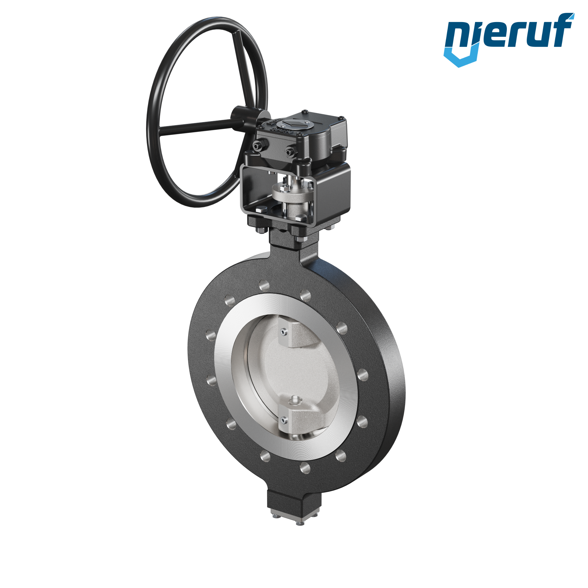 Double offset butterfly-valve AK12 DN 200 ANSI150 worm gear