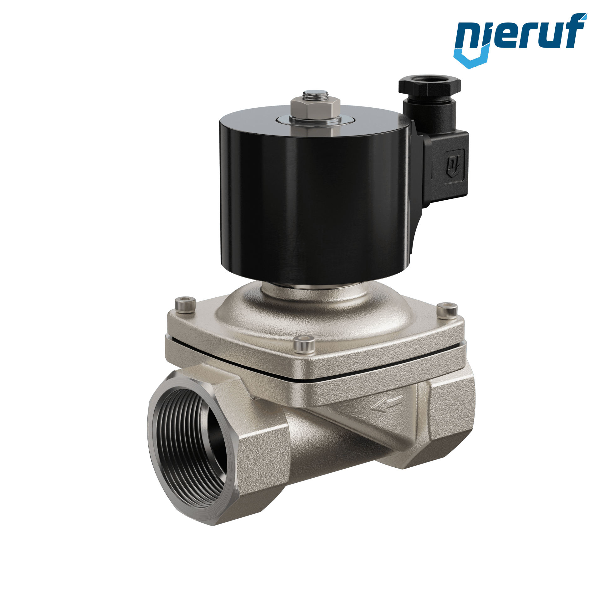 elettrovalvola per il vuoto G 1 1/2" pollici acciaio inossidabile EV06 EPDM 24V DC