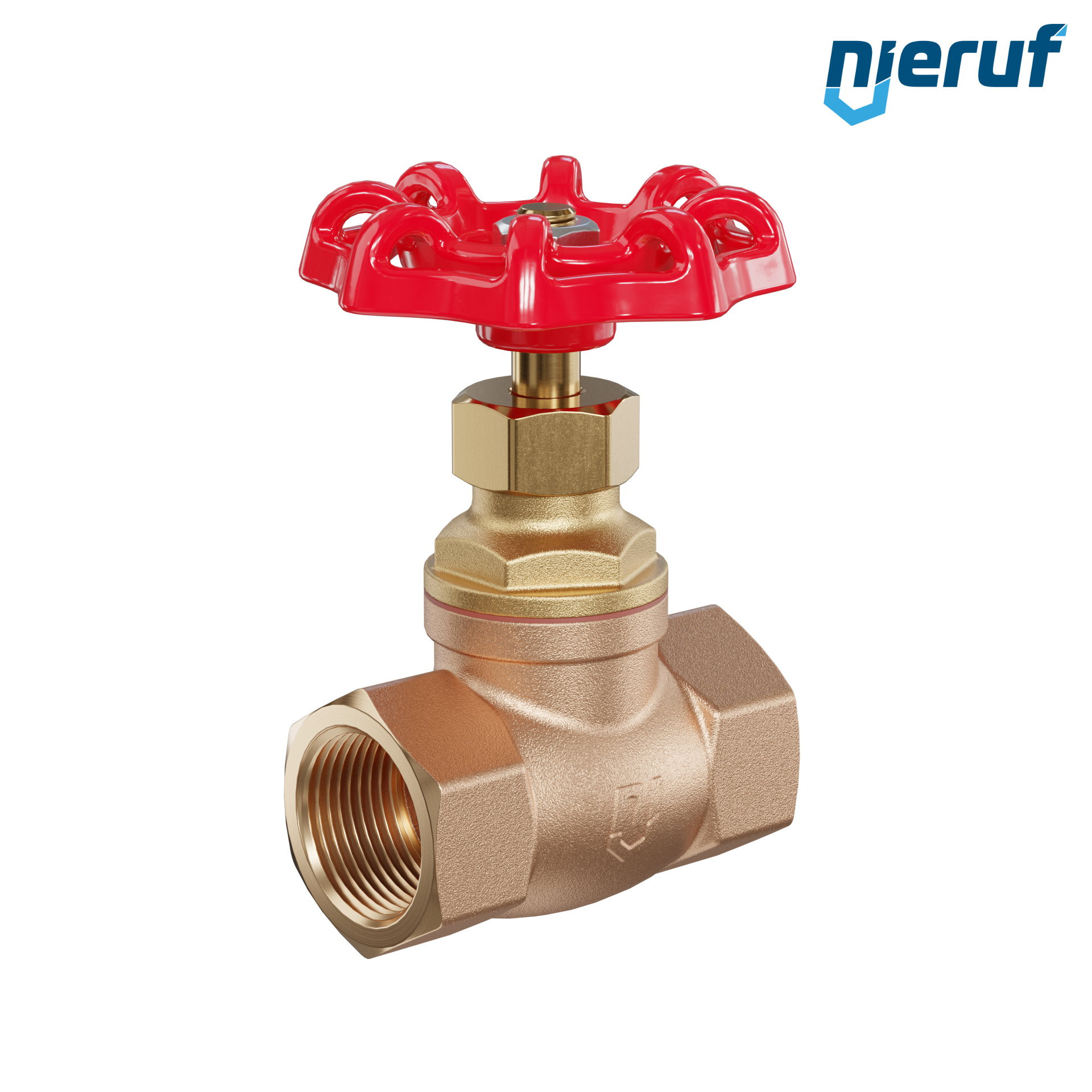 valvola a globo filettatura interna DN15 - 1/2" pollici PN16 AV10 bronzo ASTM B62