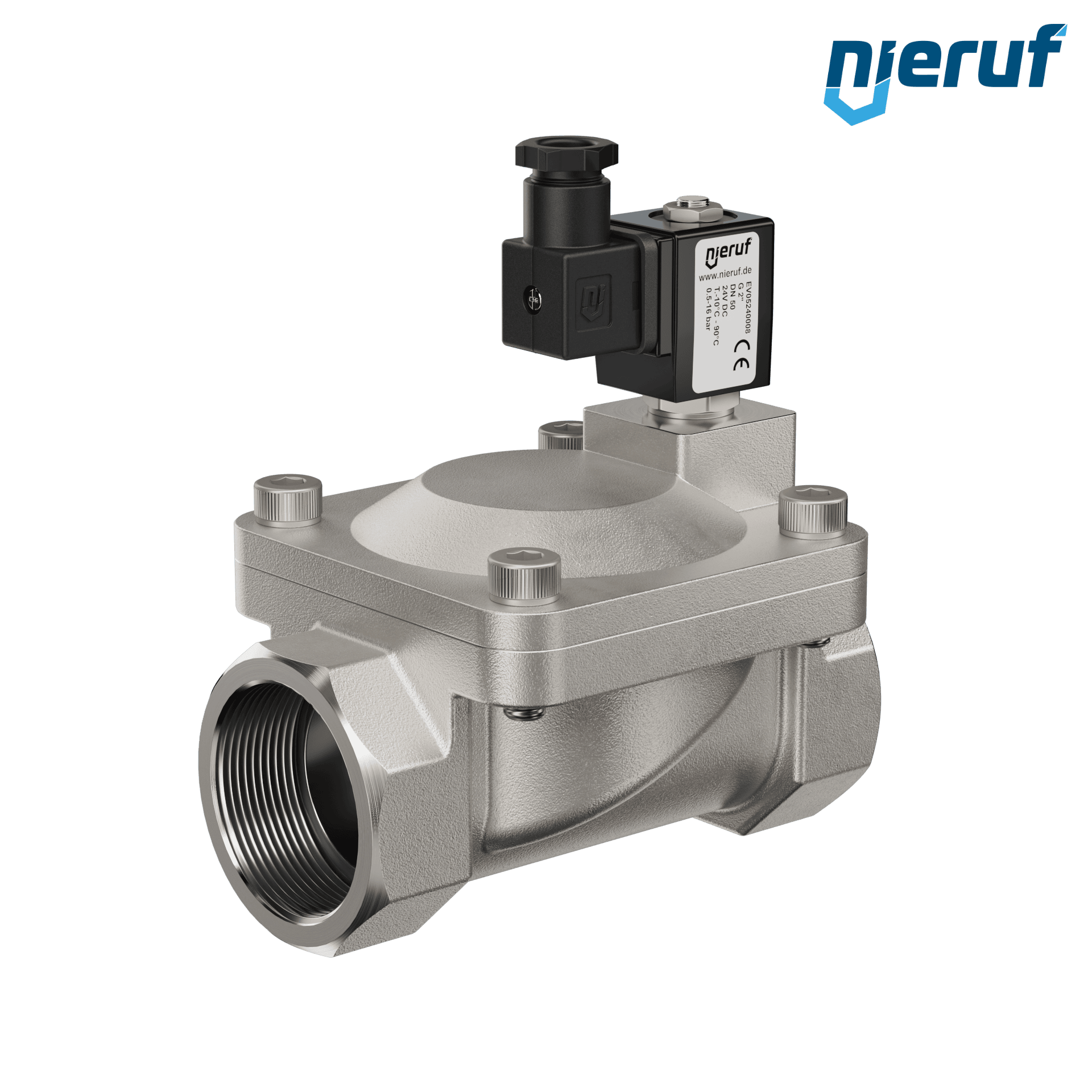 elettrovalvola G 2" pollici acciaio inossidabile EV05 NBR 24V DC
