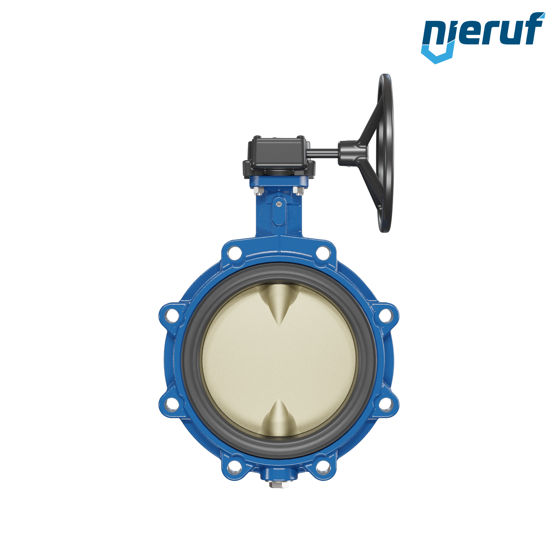 valvola a farfalla per l'acqua di mare DN 200 PN10 AK16 volantino
