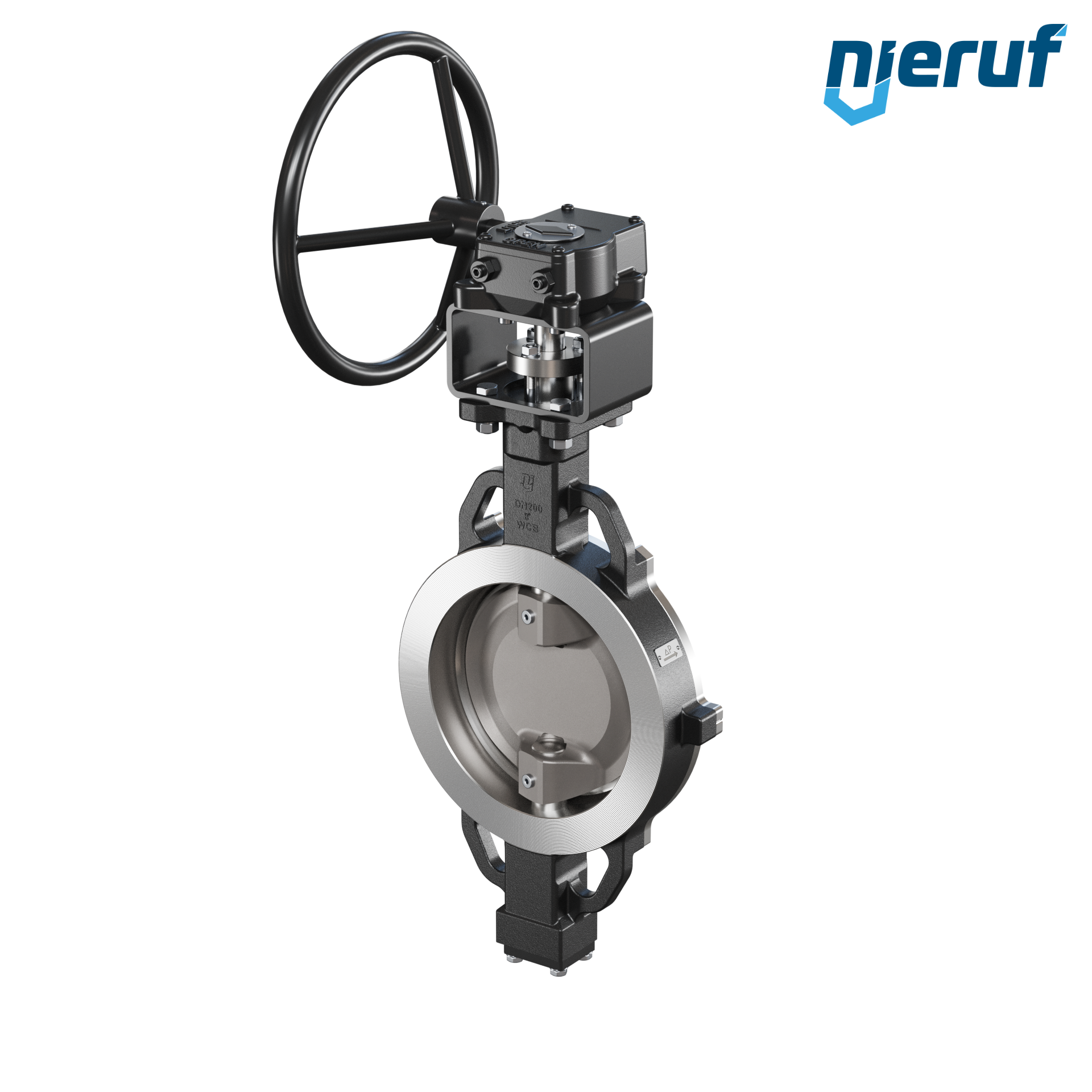 valvola a farfalla triplo eccentrico AK13 DN 200 PN10-40 ANSI150-300 volantino