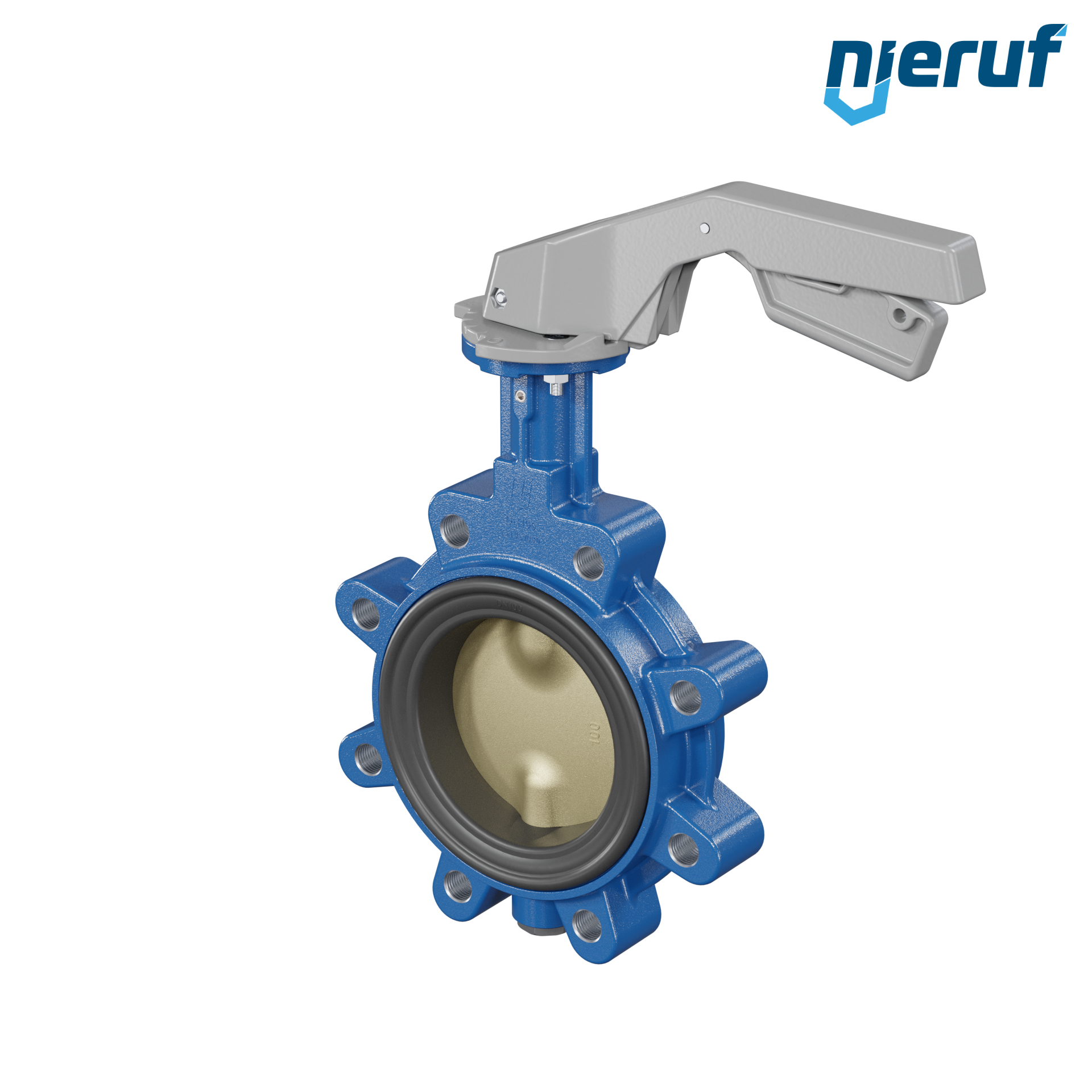 valvola a farfalla per l'acqua di mare DN 100 PN10-PN16 AK16 leva a mano