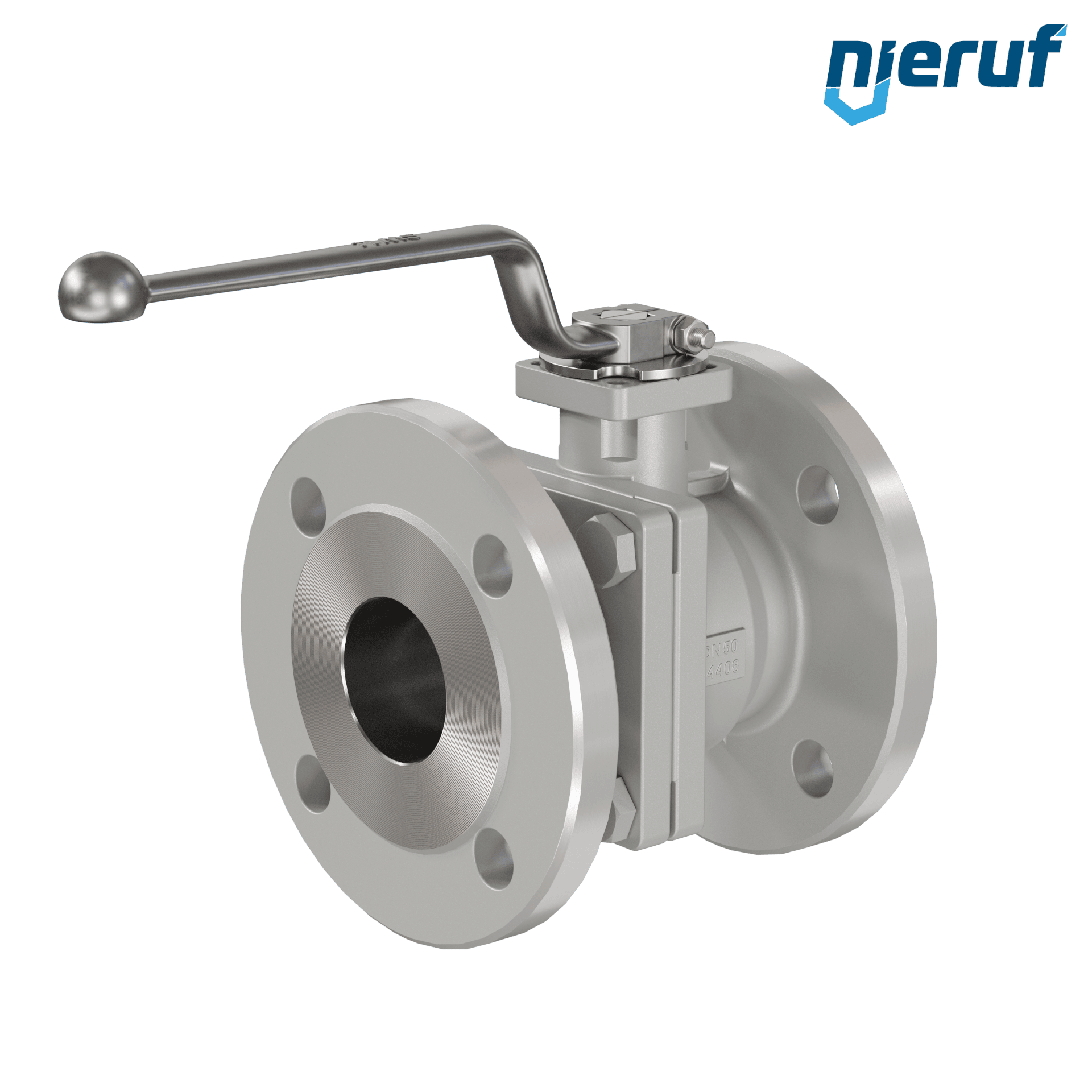 valvola a sfera flangiata per alte temperature FK12 DN50 Antimonio-Carbone guarnizione