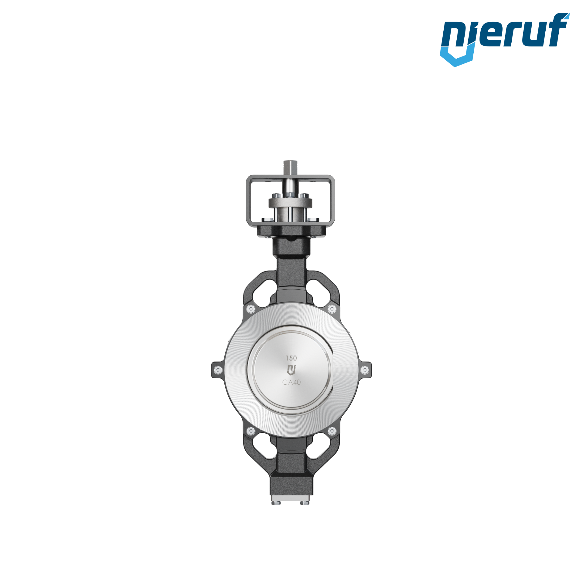valvola a farfalla doppio eccentrico AK11 DN 150 PN10-40 ANSI150-300 asse nudo