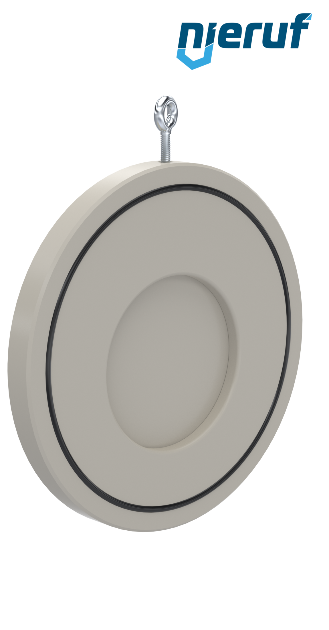 Zwischenflansch-Rückschlagklappe DN125 ZR06 Kunststoff PP-H FKM (Viton)