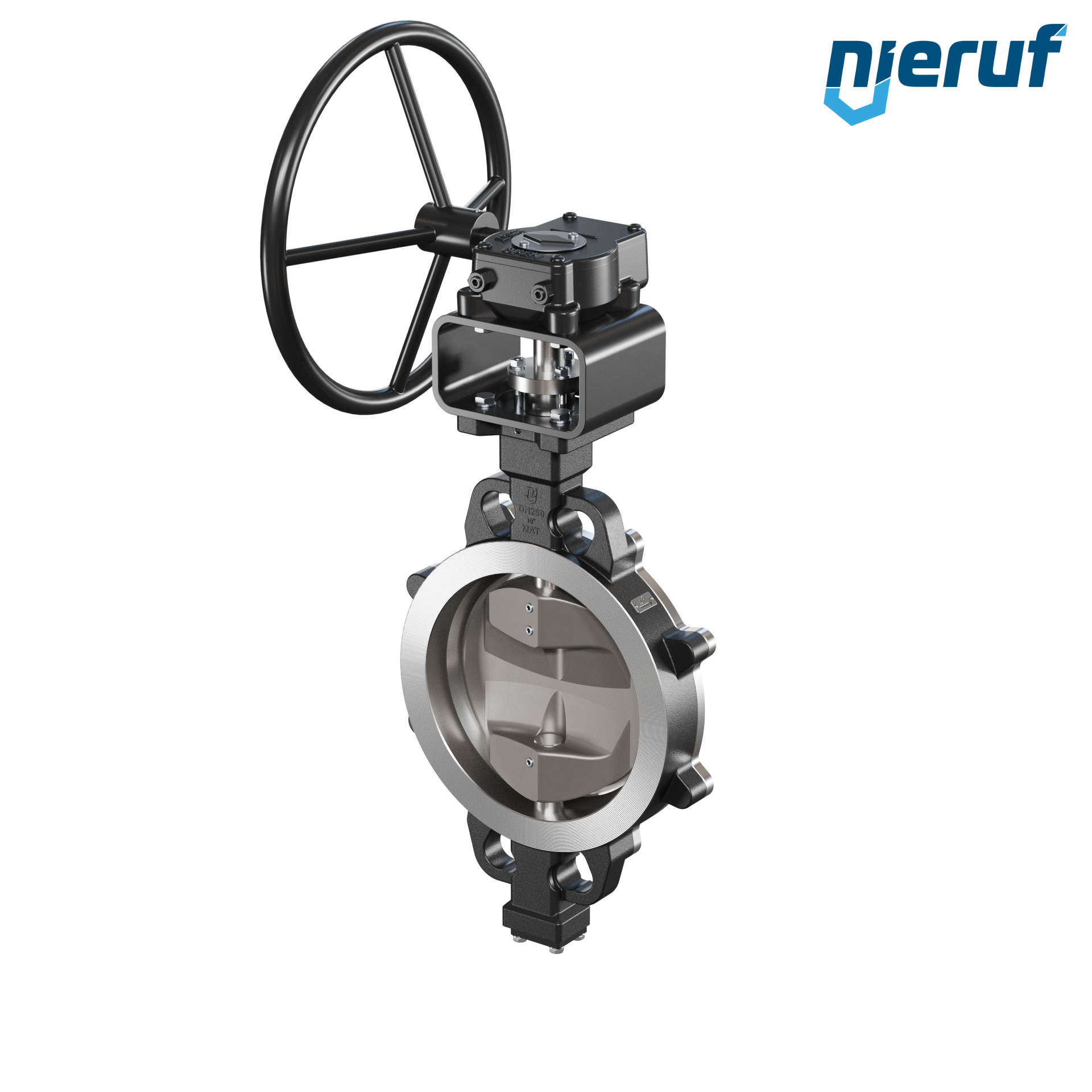 valvola a farfalla triplo eccentrico AK13 DN 250 PN10-40 ANSI150-300 volantino