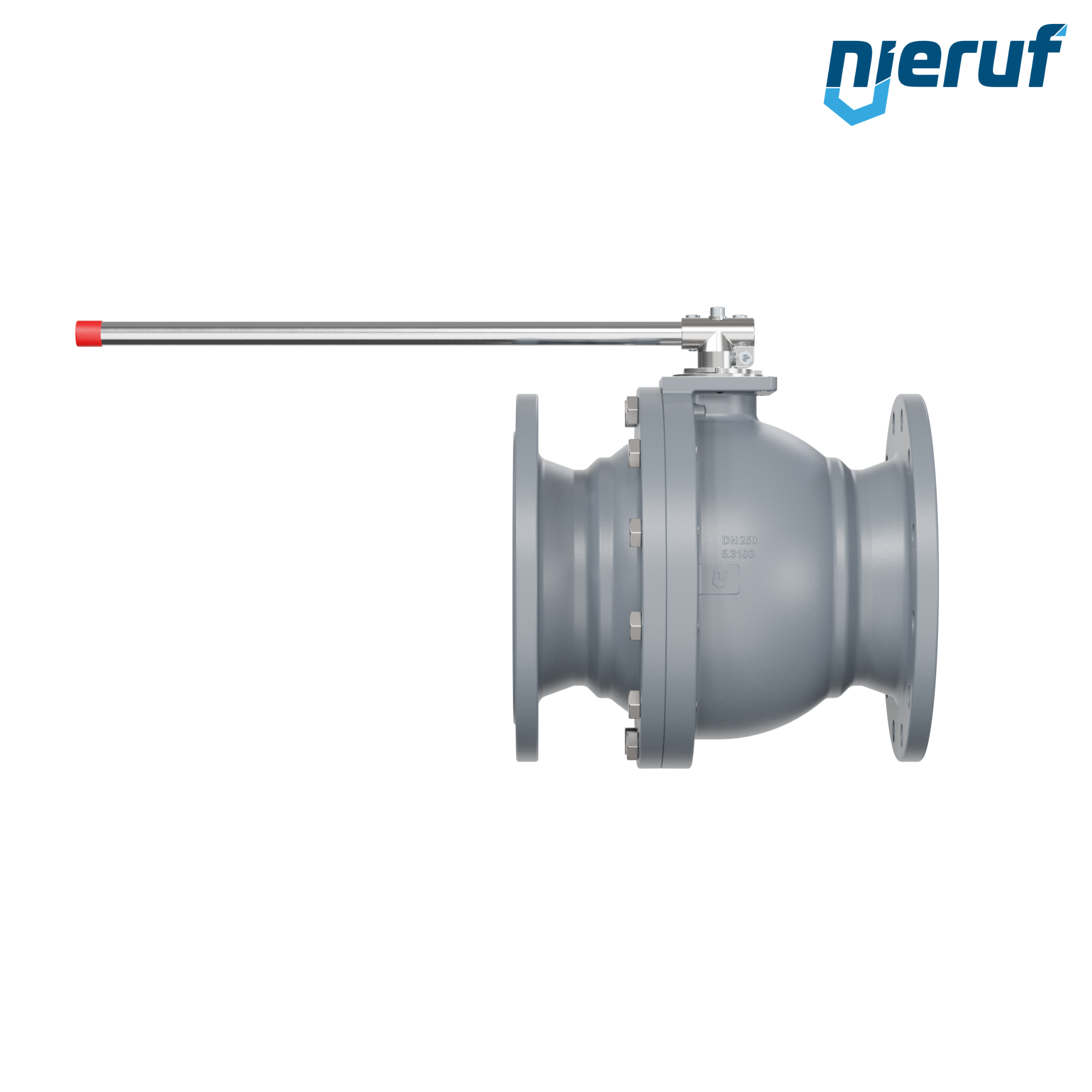 valvola a sfera flangiata DN250 FK02 ghisa sferoidale GJS 400-18 sfera interamente in acciaio inossidabile 1.4404