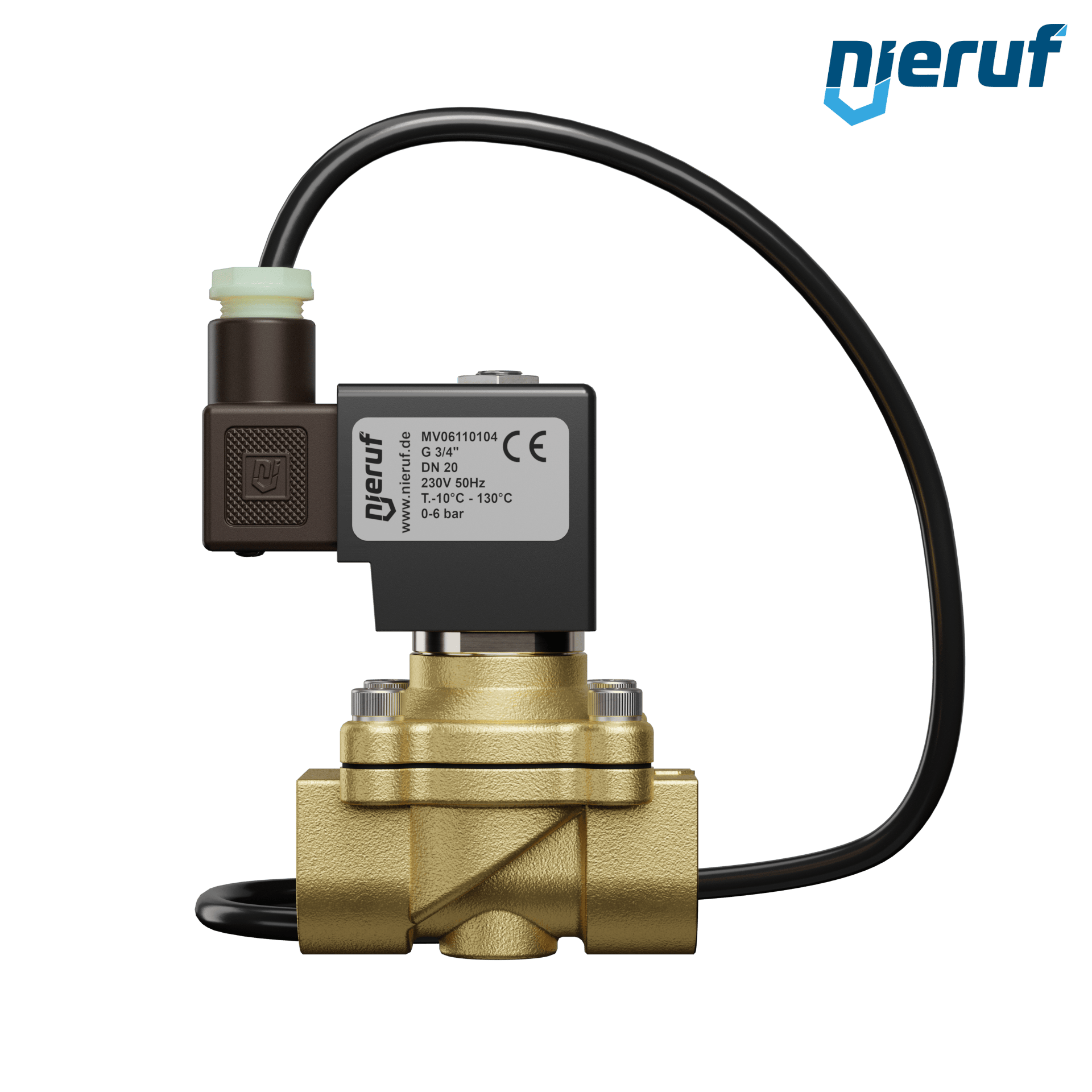 elettrovalvola ATEX DN20 G 3/4" pollici ottone