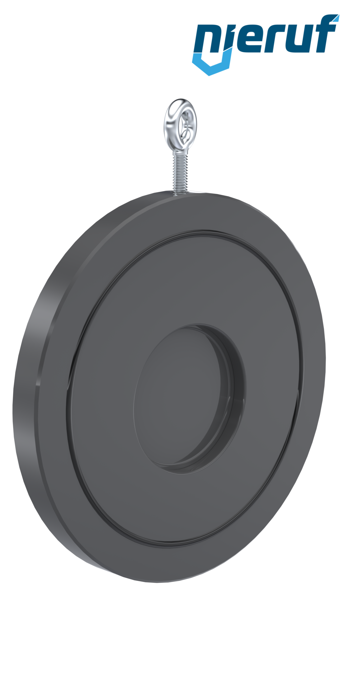 clapet anti-retour entre brides type wafer avec ressort DN80 ZR07 plastique PVC-U FKM (Viton)