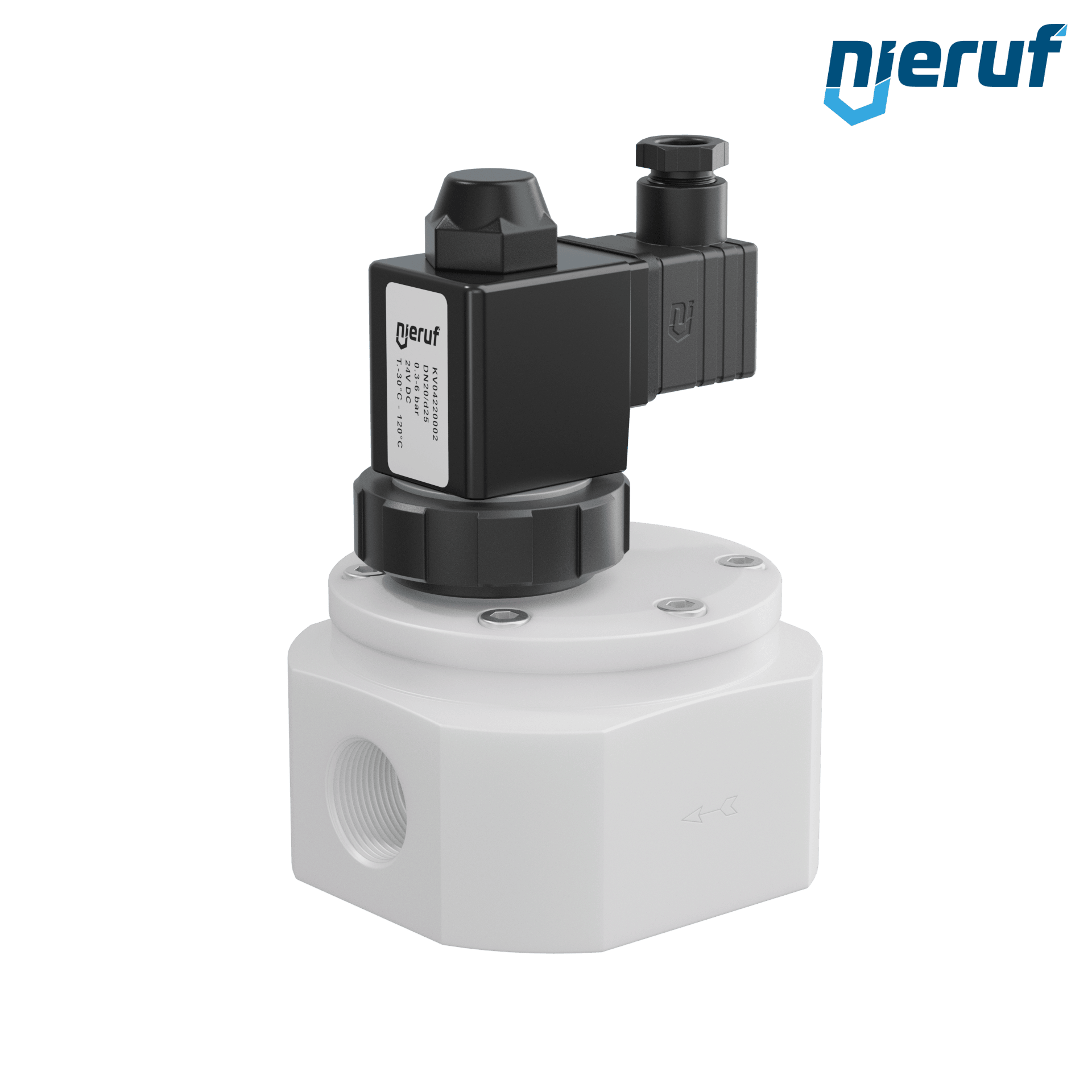 elettrovalvola G 3/4" pollici PTFE KV04 EPDM 24V DC
