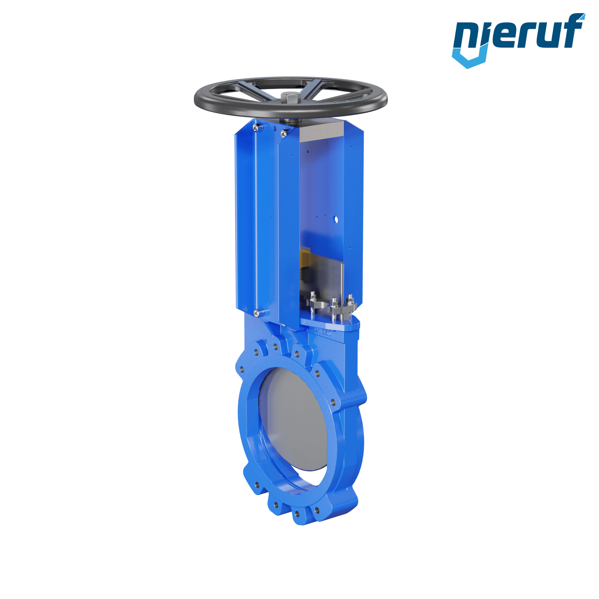 valvola a ghigliottina DN 350 SR01 NBR manovella / volante