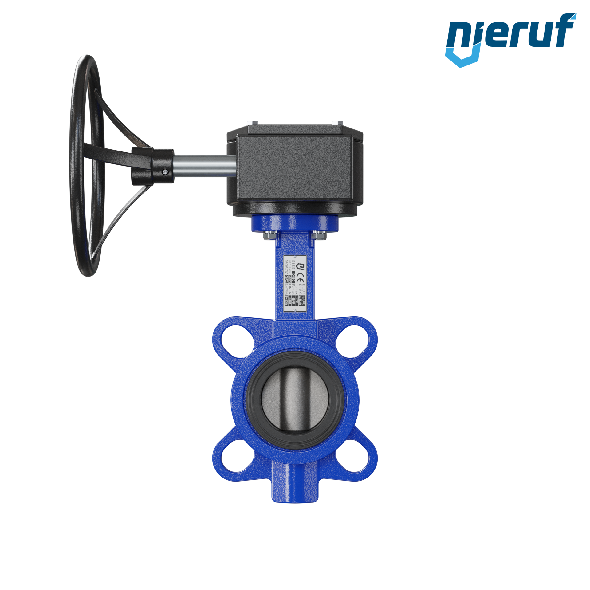 valvola a farfalla DN 50 PN16 AK05 NBR volantino