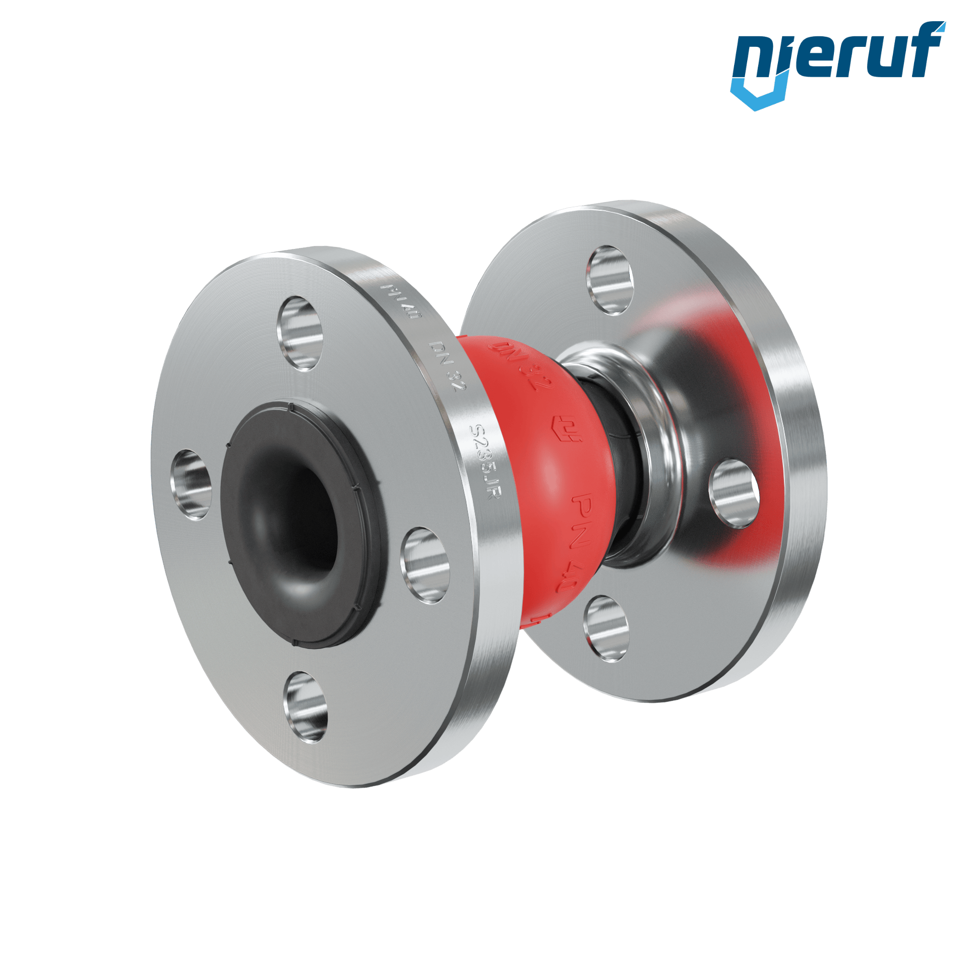 Compensatore DN32 tipo KP04 flange acciaio, manicotto EPDM
