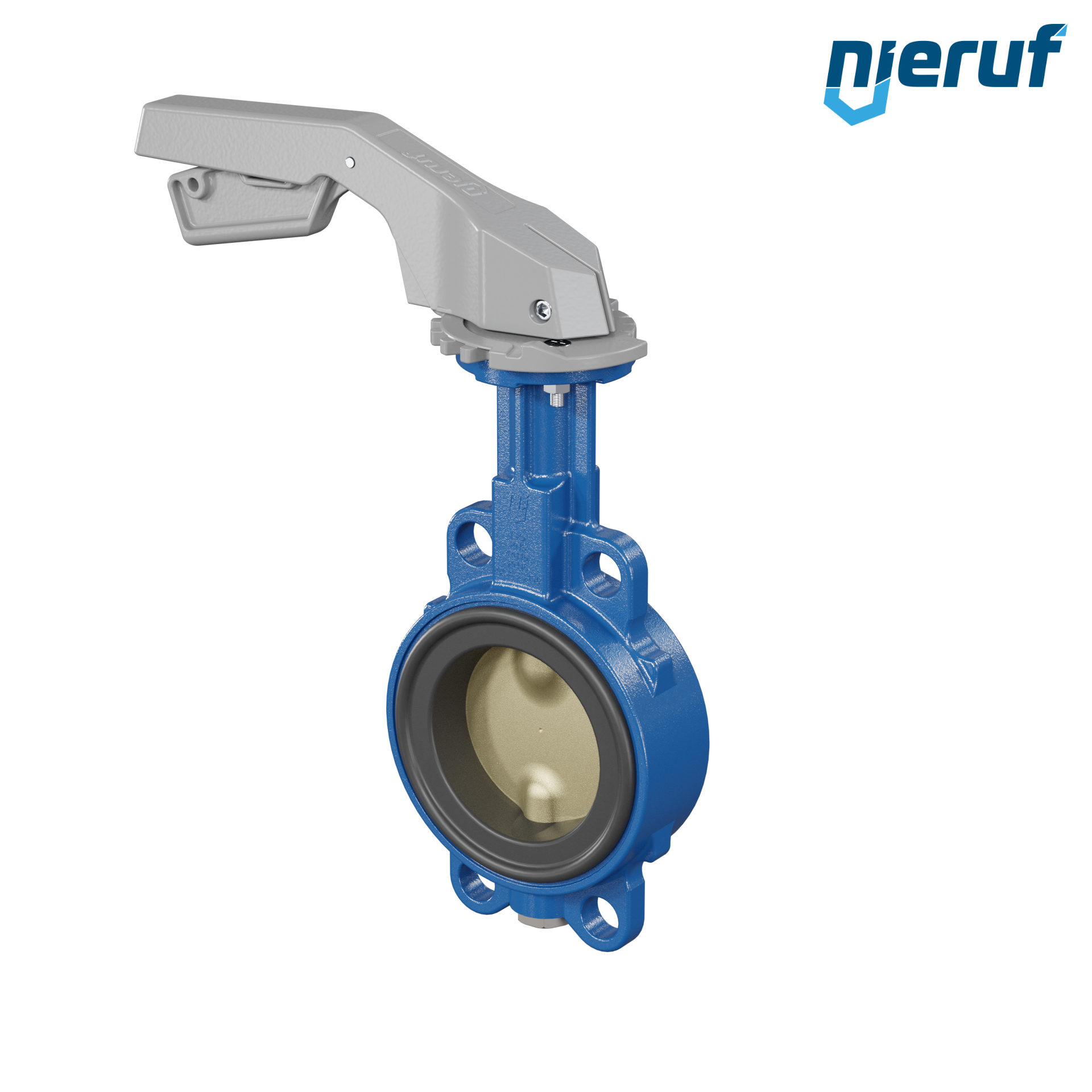 valvola a farfalla per l'acqua di mare DN 80 PN6-PN10-PN16 & ANSI150 AK15 leva a mano