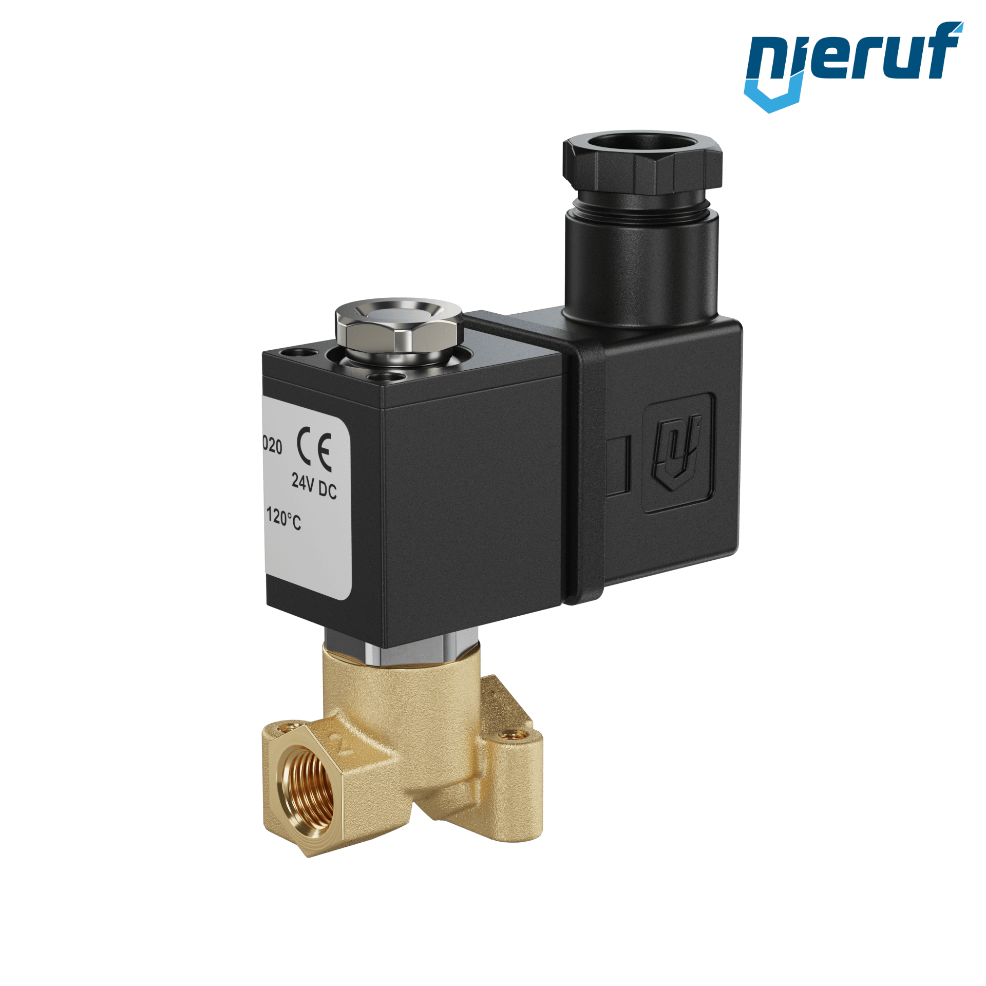 elettrovalvola DN 2,0 G 1/8" pollici ottone MV02 FKM 24V DC