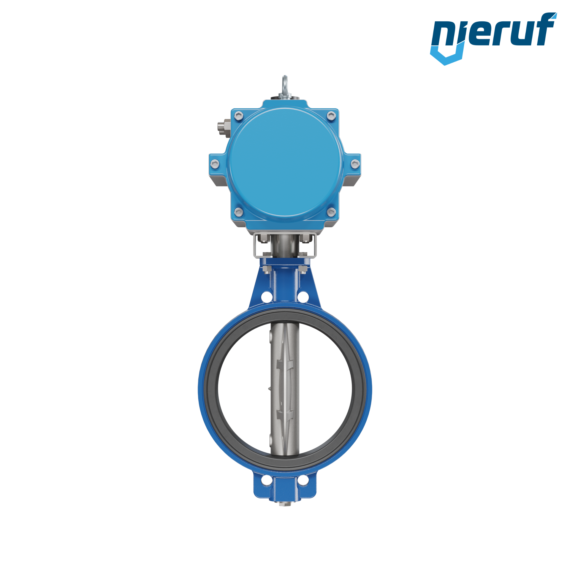 Butterfly valve DN 400 AK01 EPDM DVGW drinking water, WRAS, ACS, W270 pneumatic actuator single acting normally open